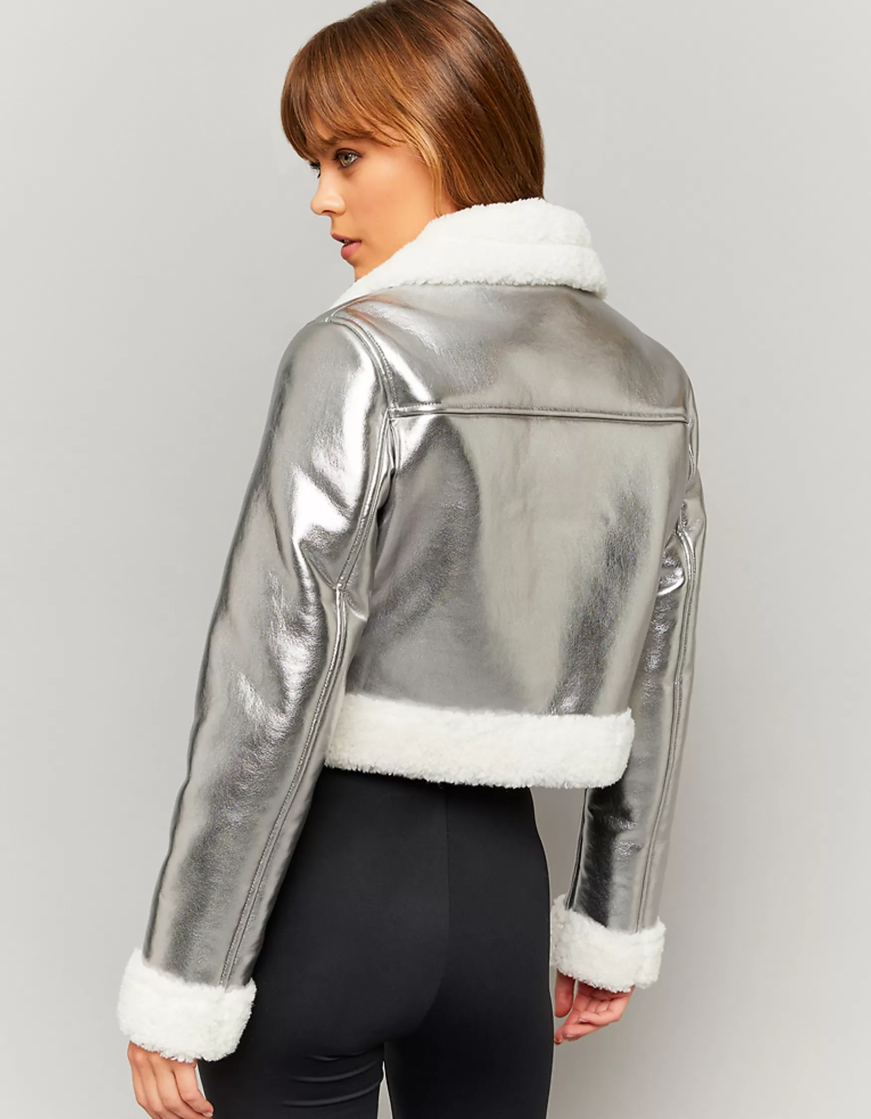 Sale Blouson aviateur similicuir Vestes