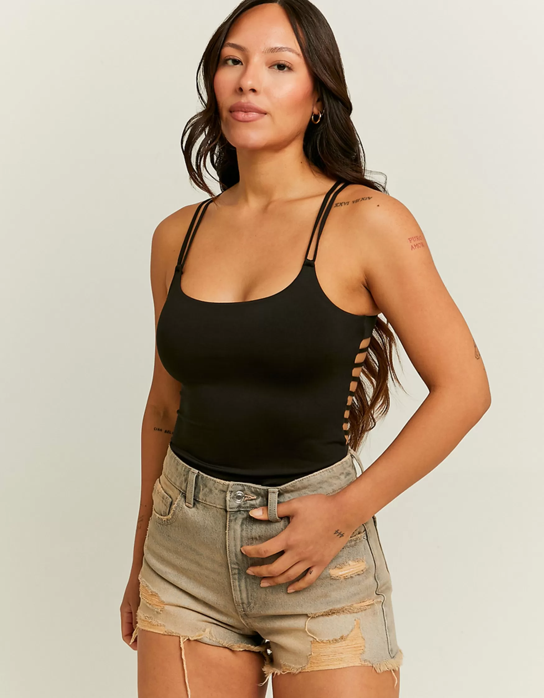 Store Body avec Découpes et Papillons Body