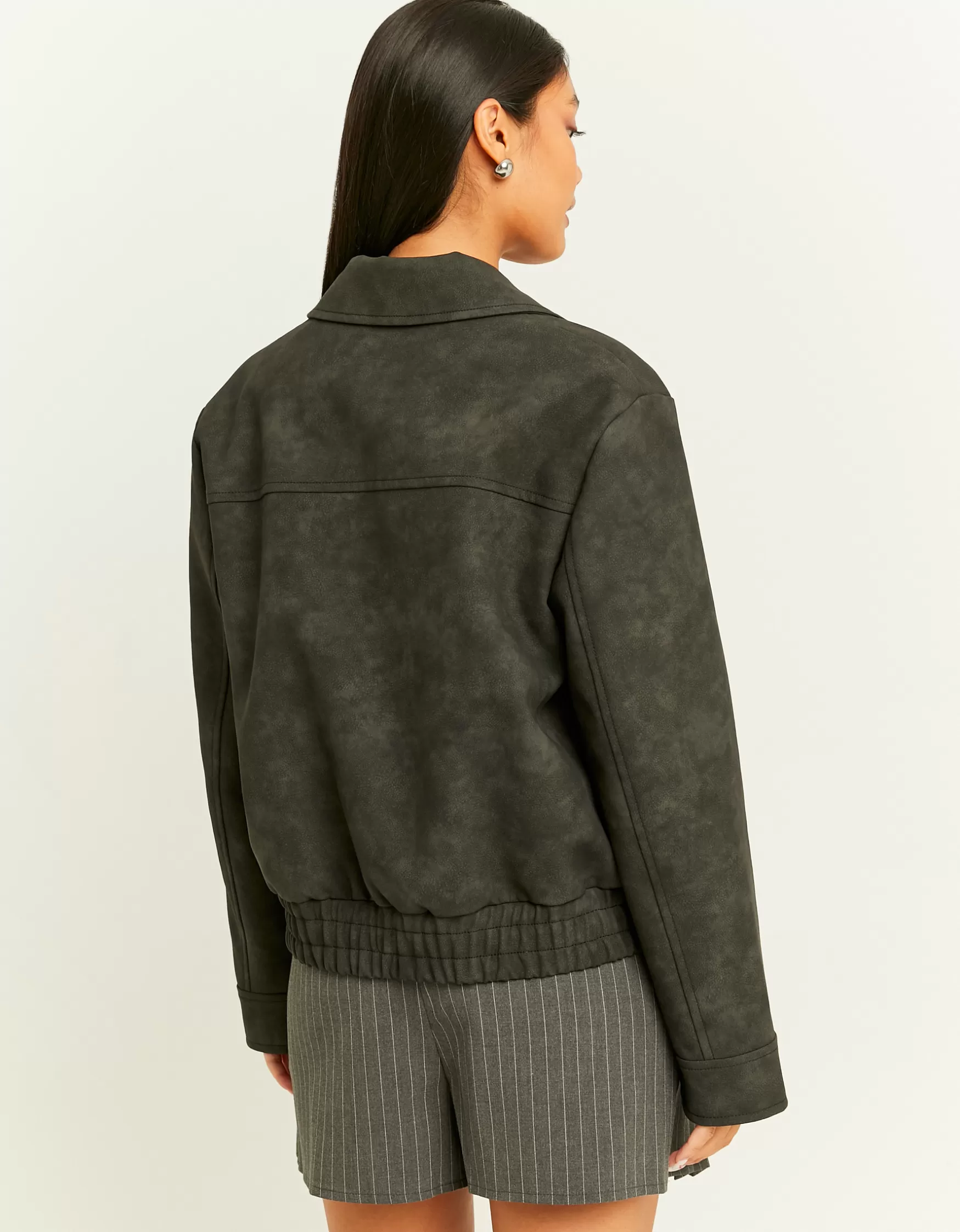 Online Bomber Biker Coupe Décontractée Vestes