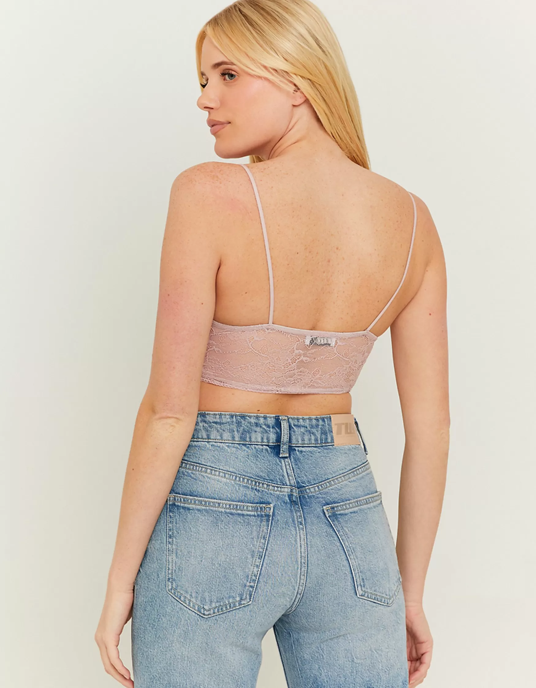 Fashion Brasière en dentelle violette Tops