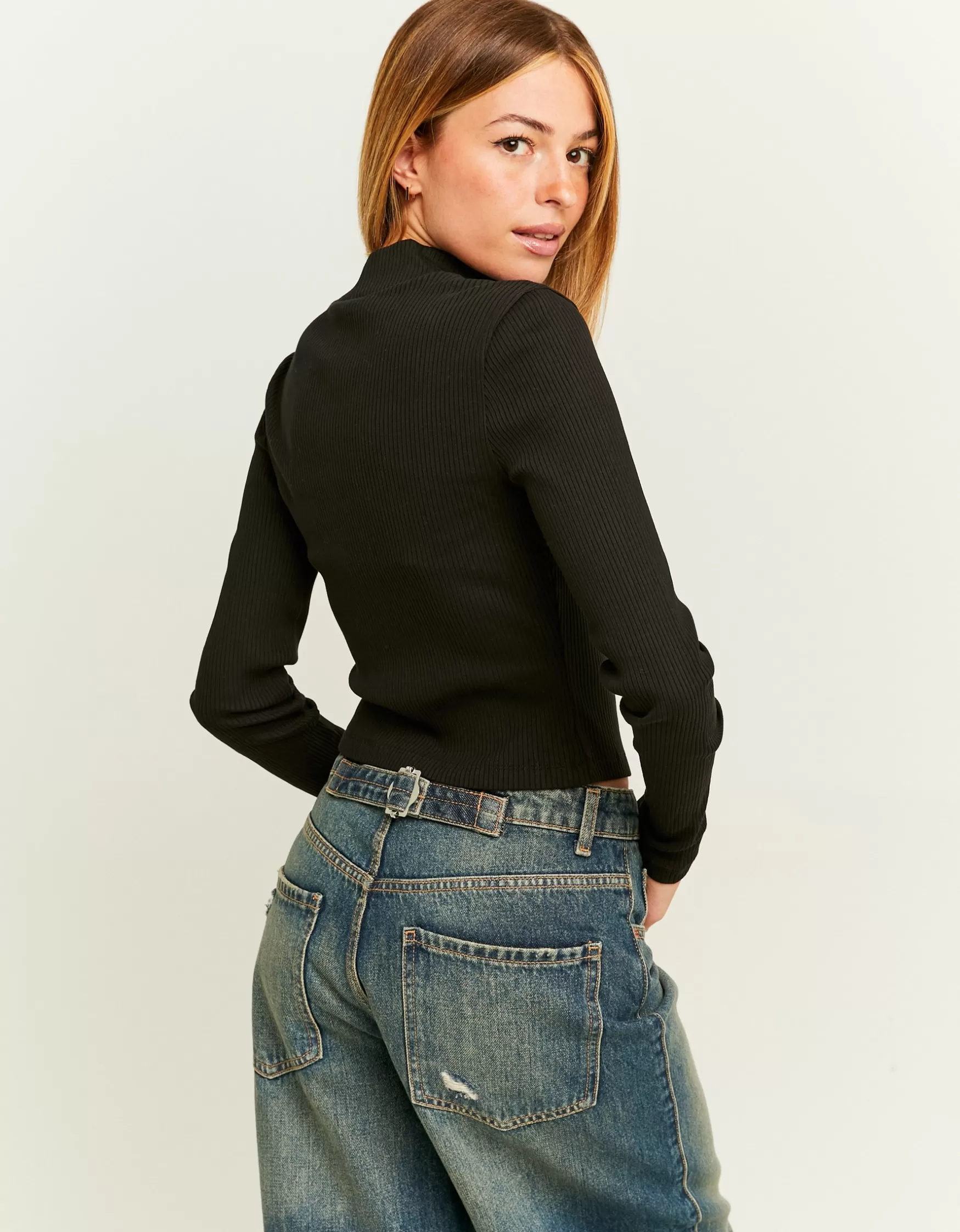 Flash Sale Cardigan Ajusté et Zippé T-Shirts Basiques