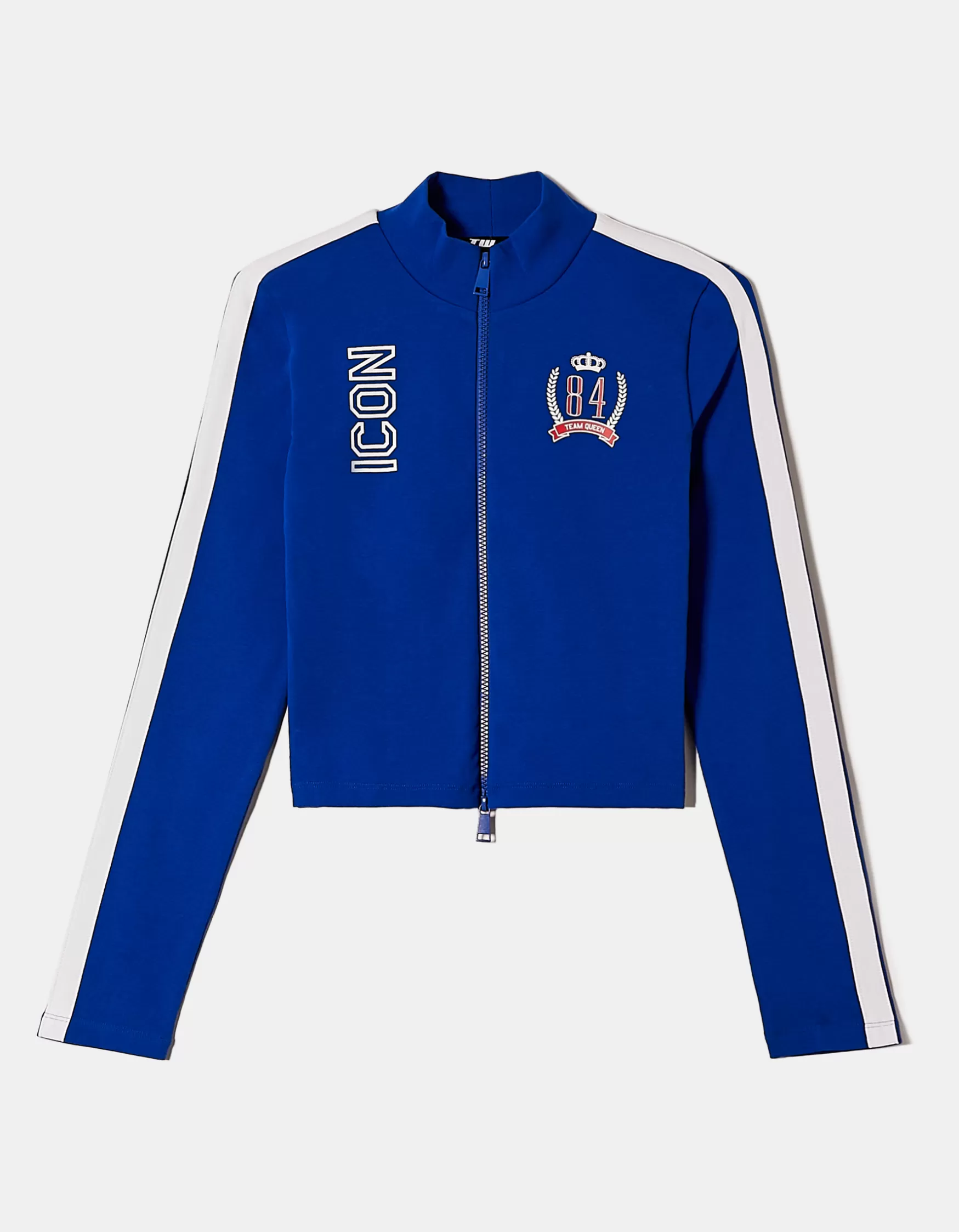 Outlet Cardigan Imprimé avec Manches Contrastantes T-Shirts Imprimés