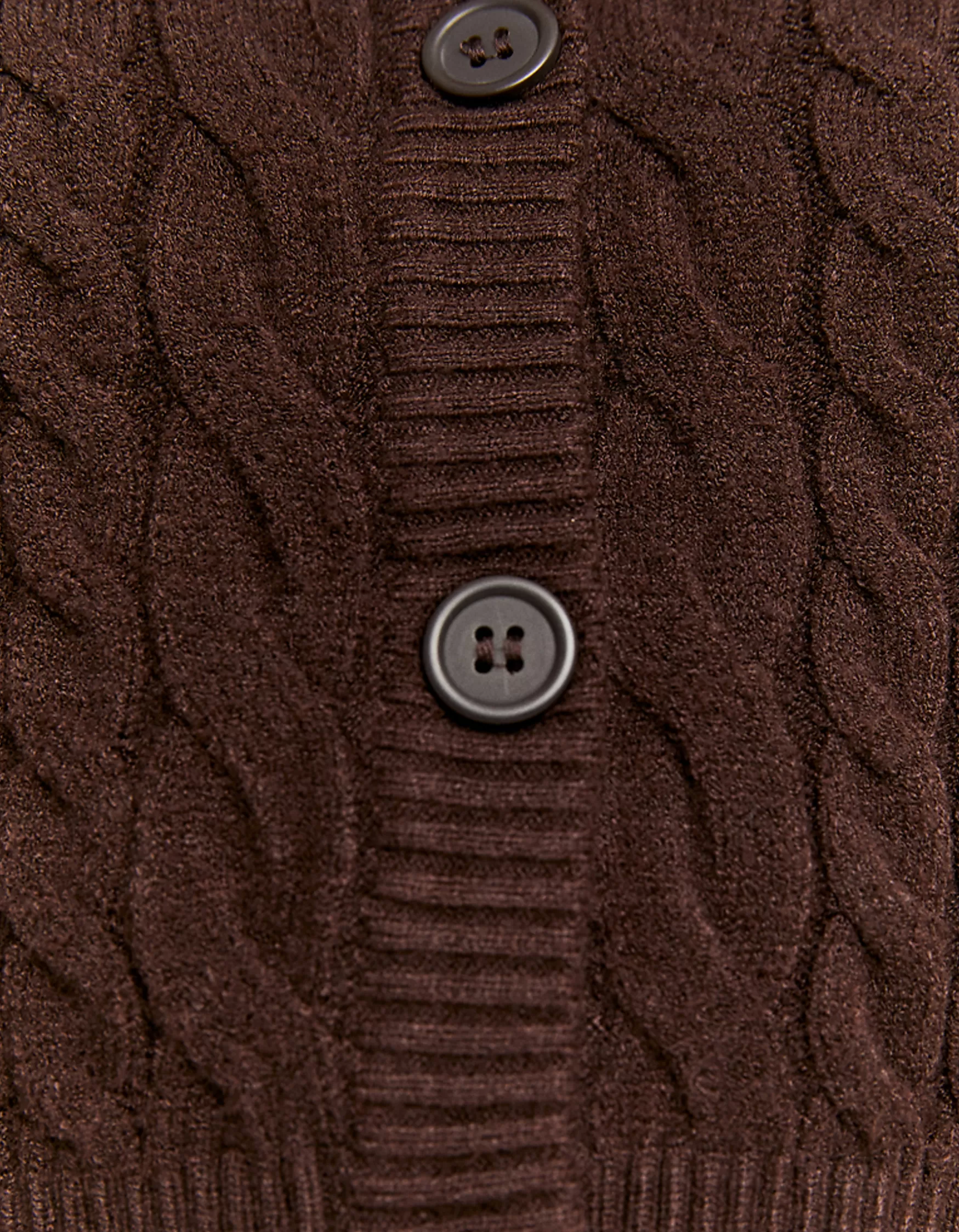 Hot Cardigan Maille Torsadée à Boutons Maille