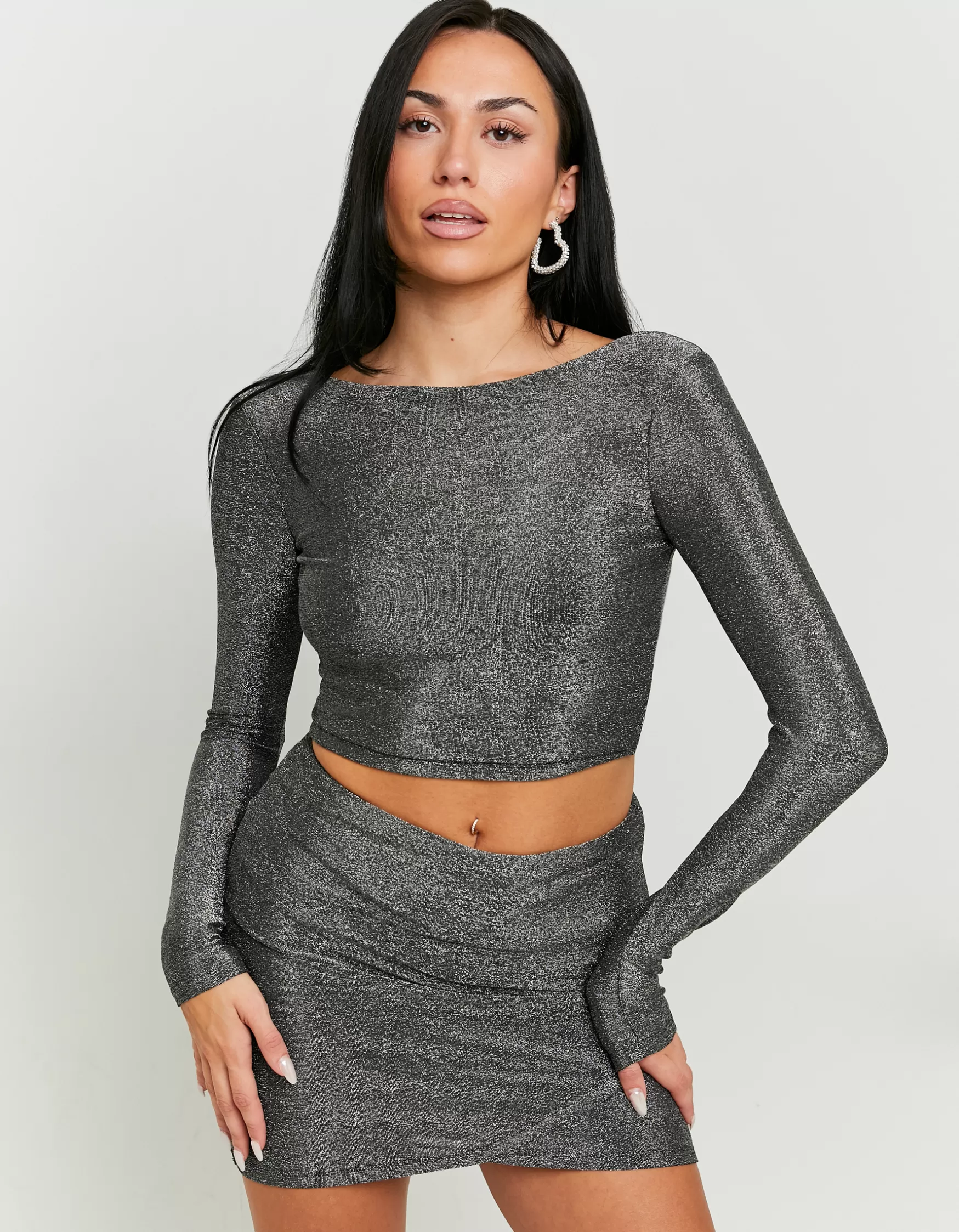 Flash Sale Crop Top Dos Nu en Lurex Tops | Total Look