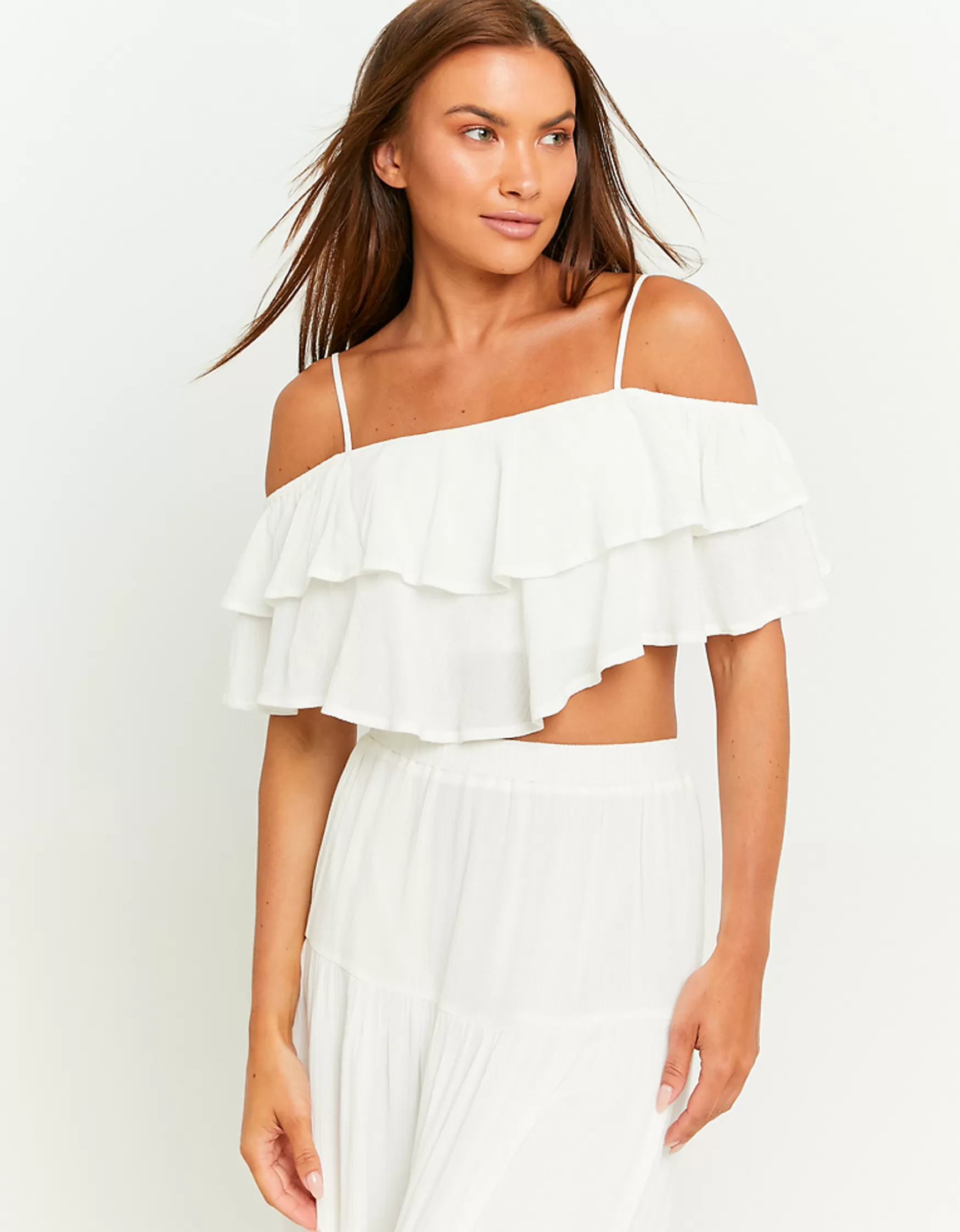 Sale Crop Top Froncé Tops
