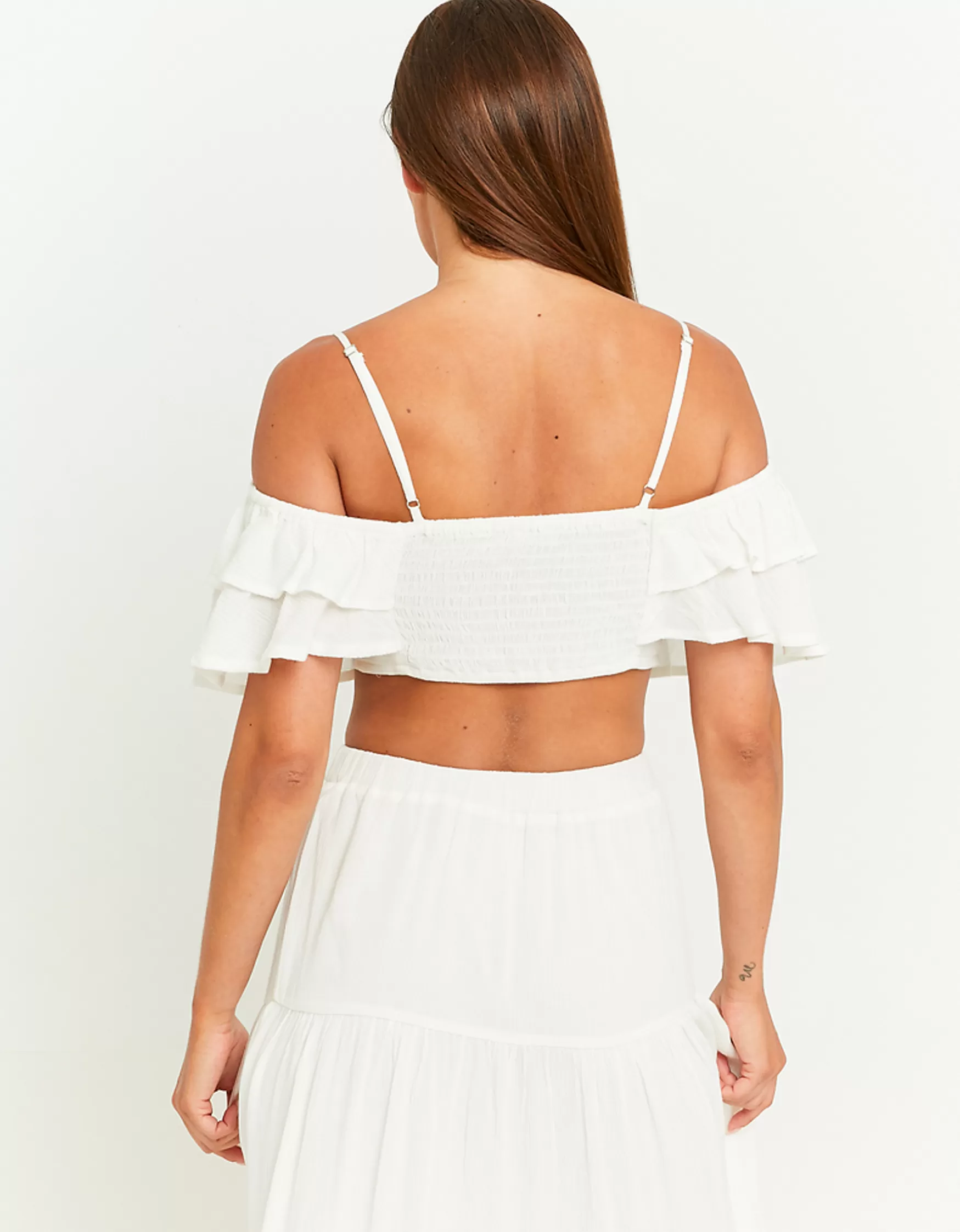 Sale Crop Top Froncé Tops