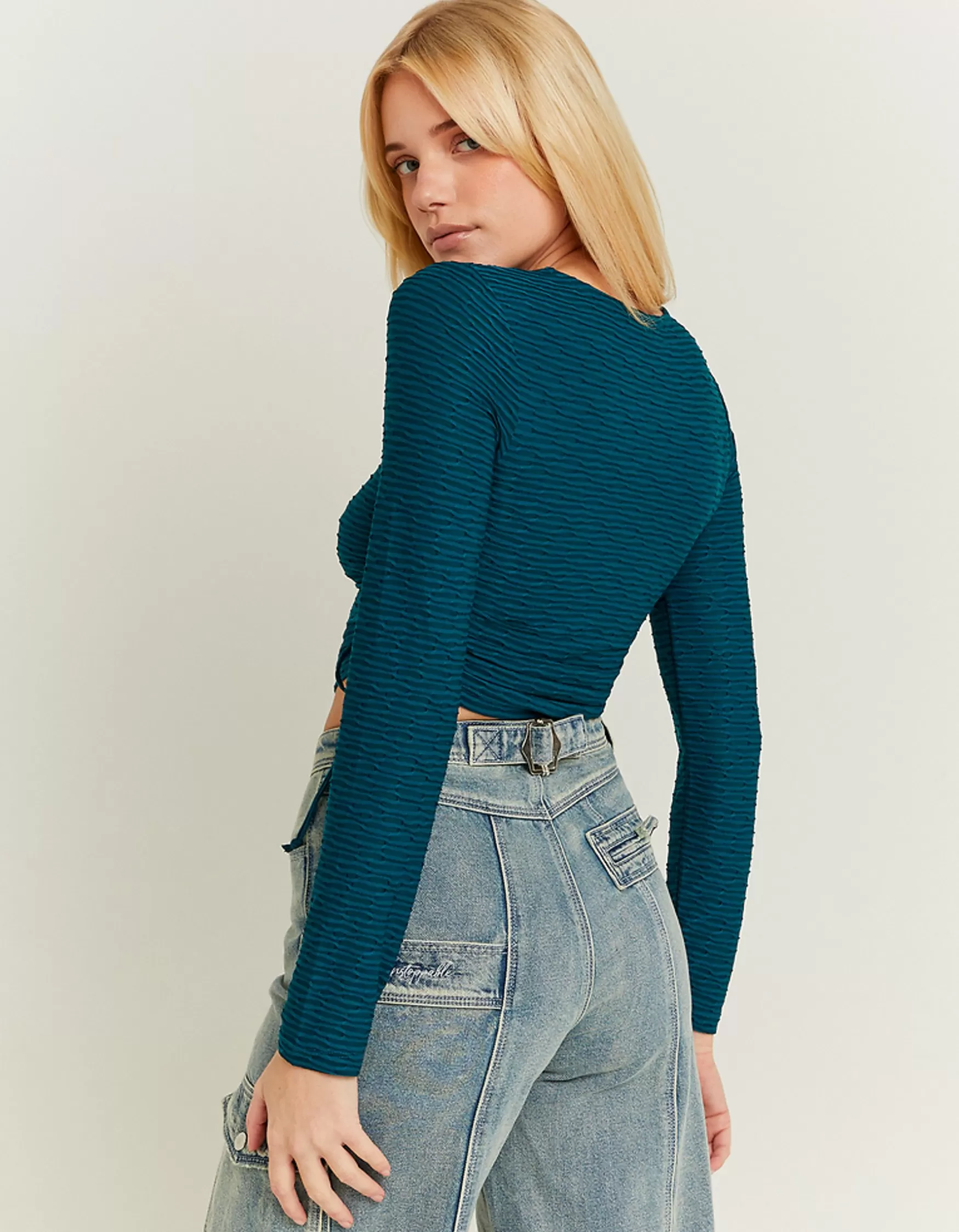 Shop Crop Top avec Laçage Latéral Tops