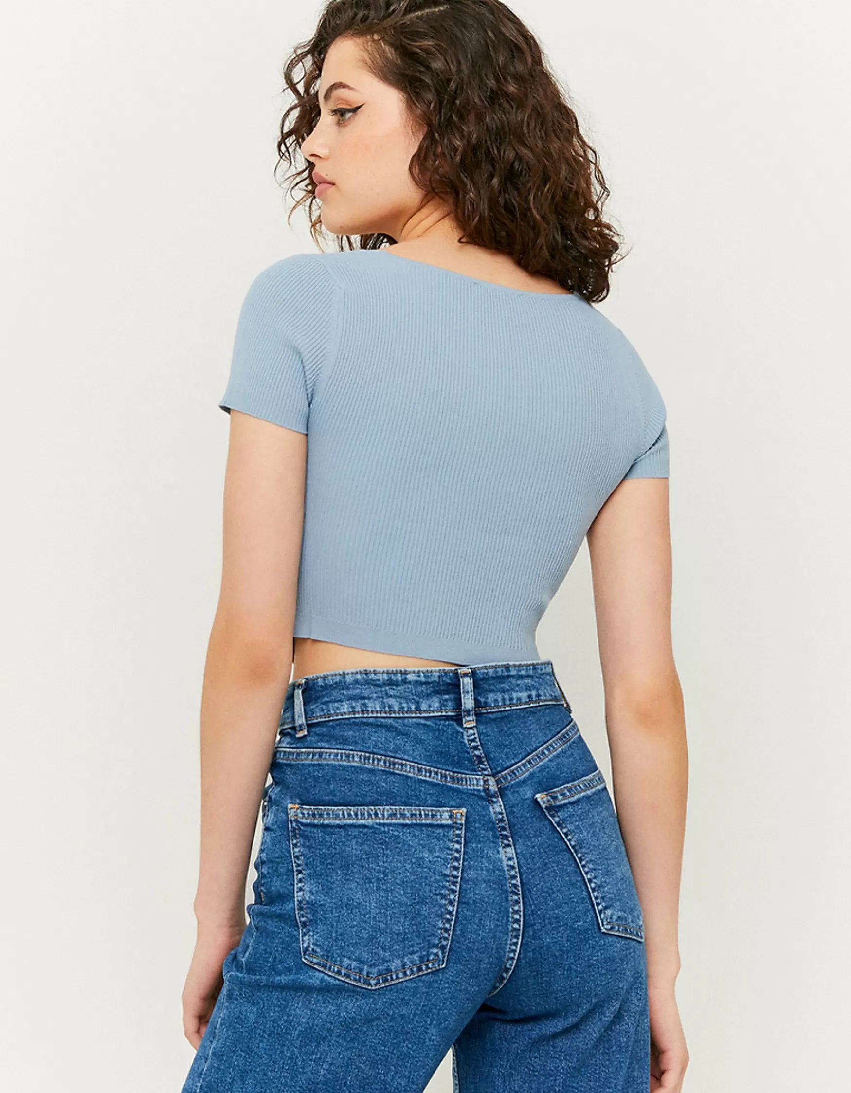 Fashion Crop top en Maille Maille | Tops