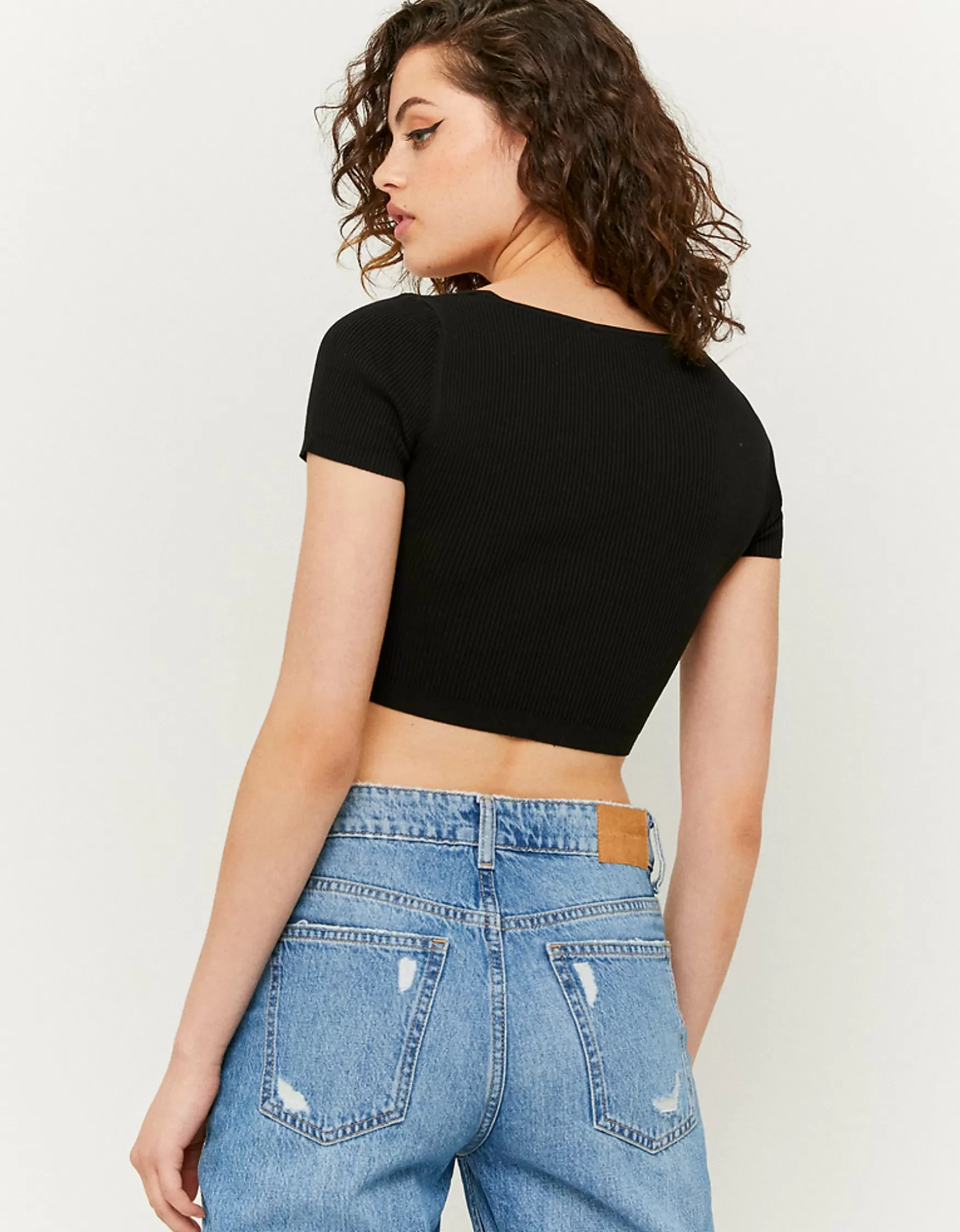 Cheap Crop top en Maille Maille | Tops