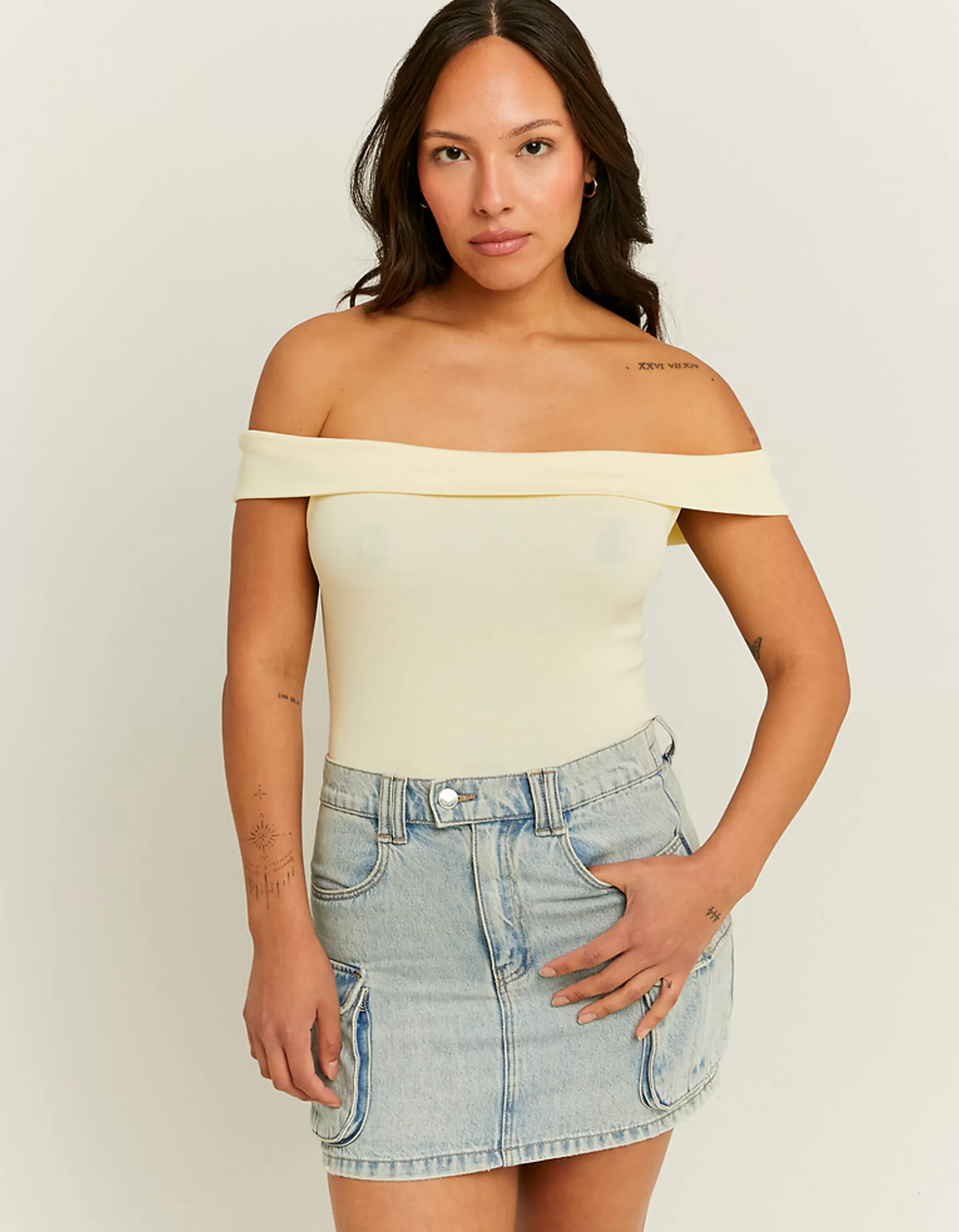 Store Débardeur Basique Épaules Dénudées T-Shirts Basiques