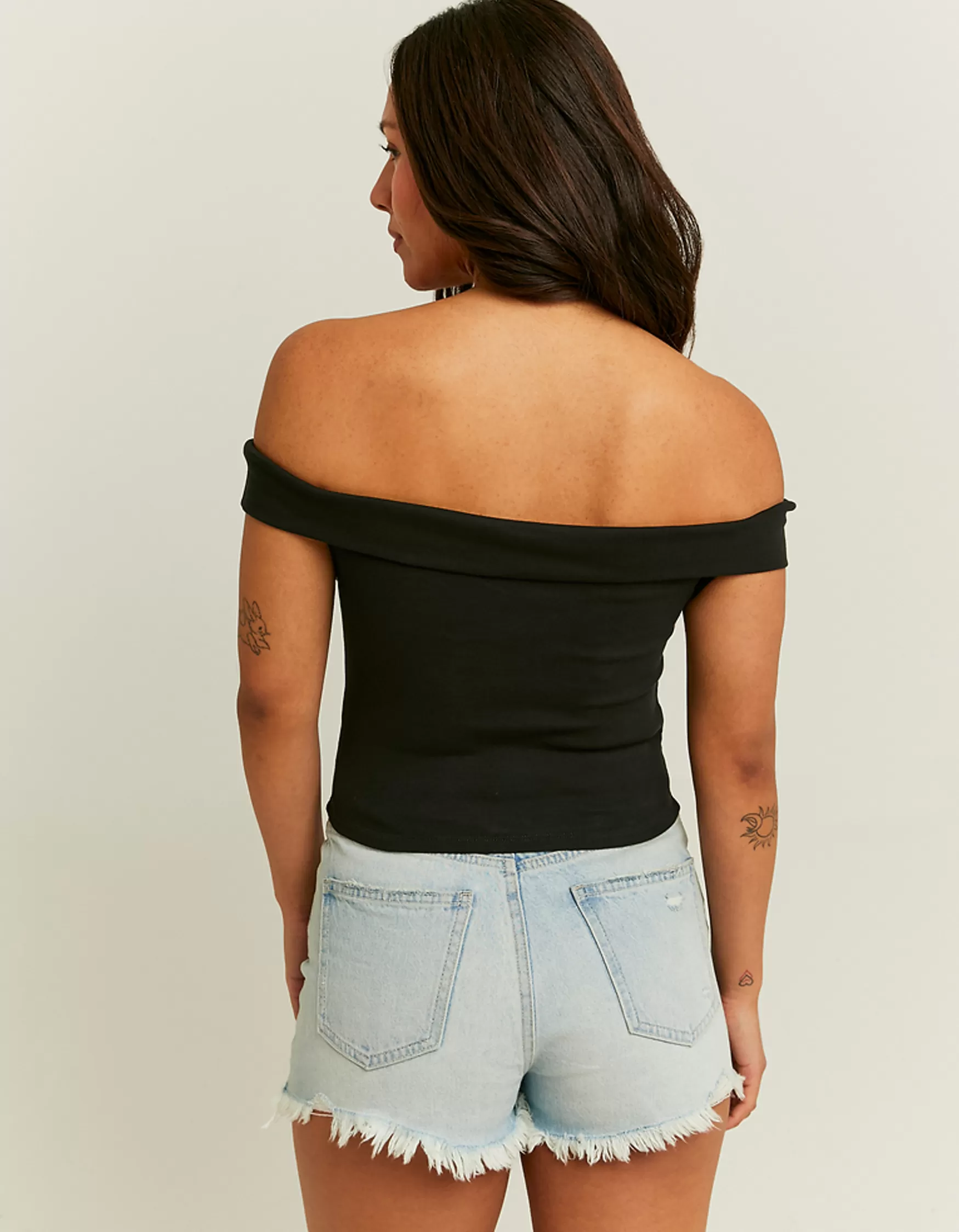Online Débardeur Basique Épaules Dénudées T-Shirts Basiques