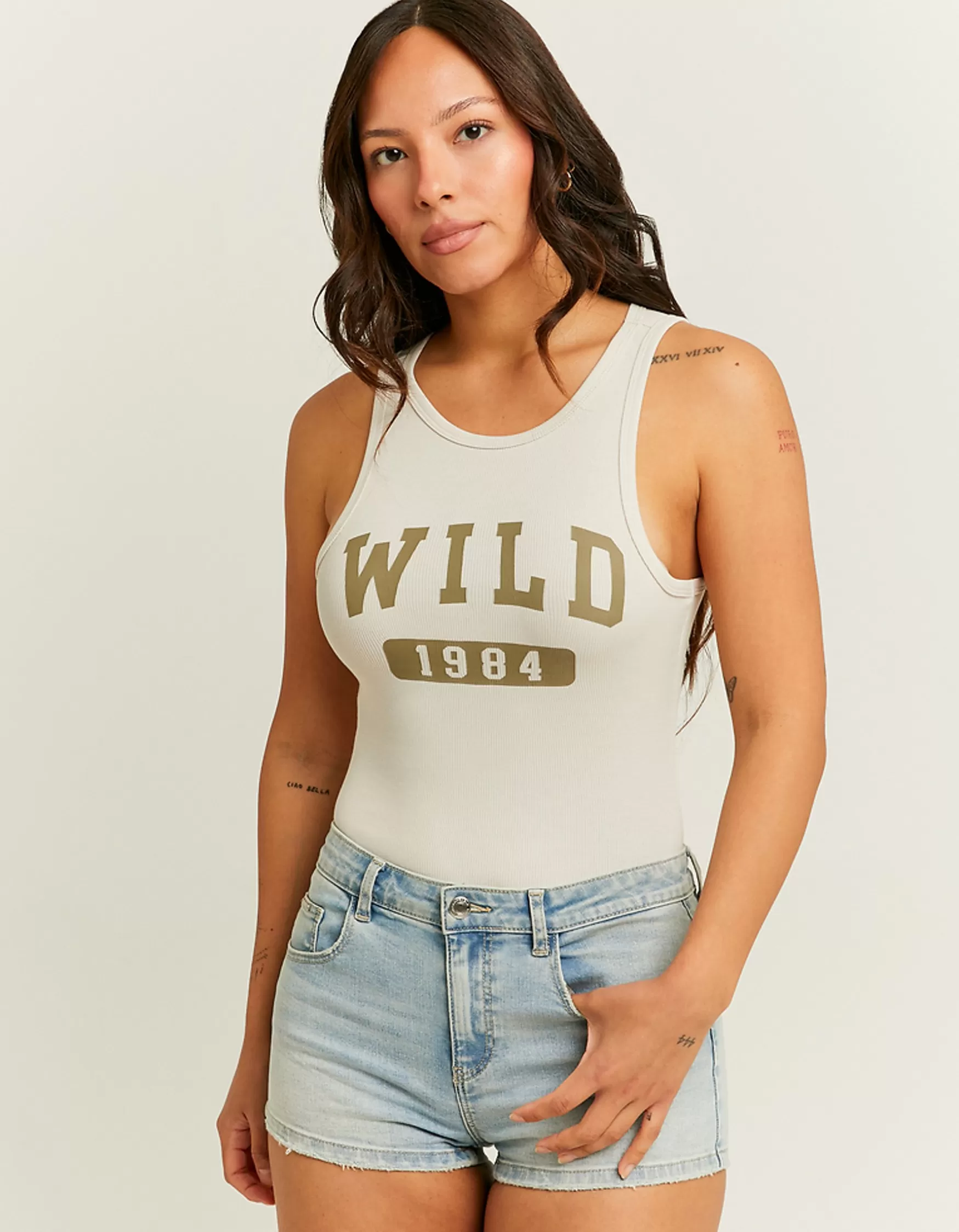 Cheap Débardeur Court Imprimé T-Shirts Imprimés