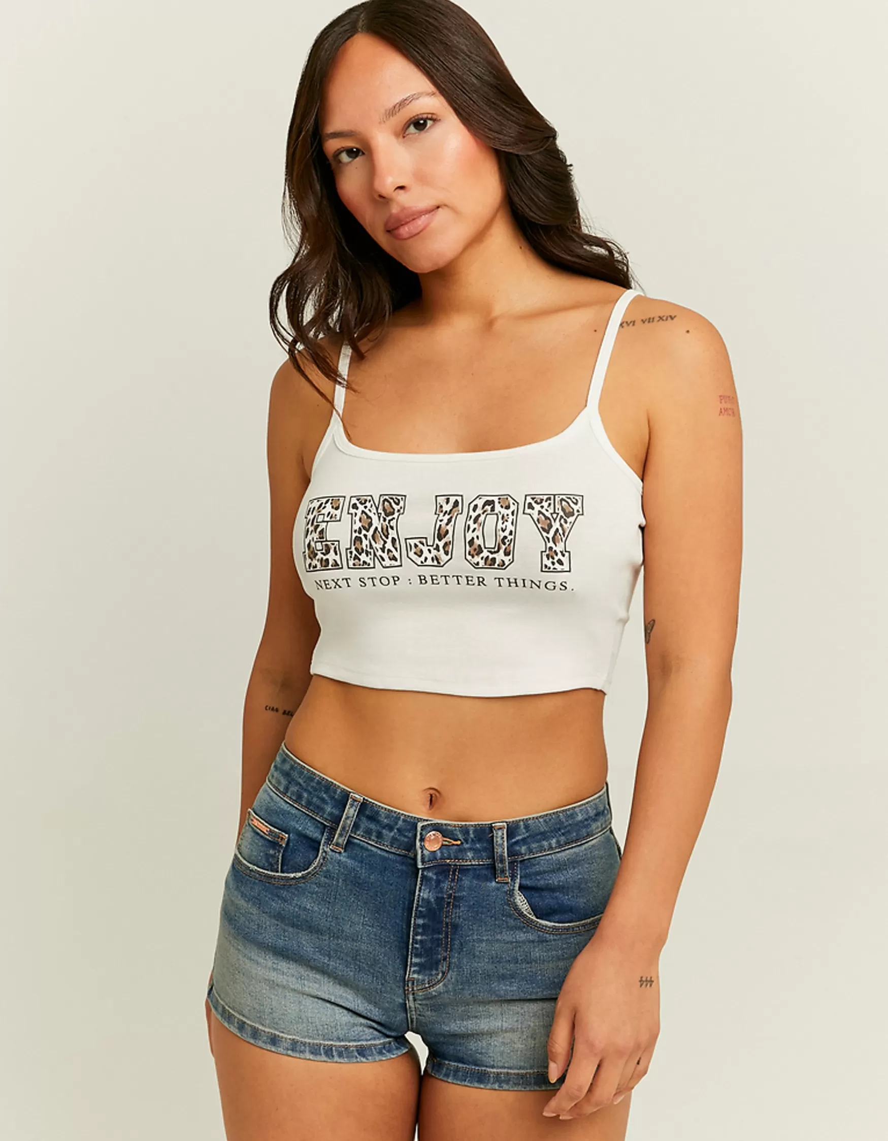 Cheap Débardeur Court Imprimé T-Shirts Imprimés