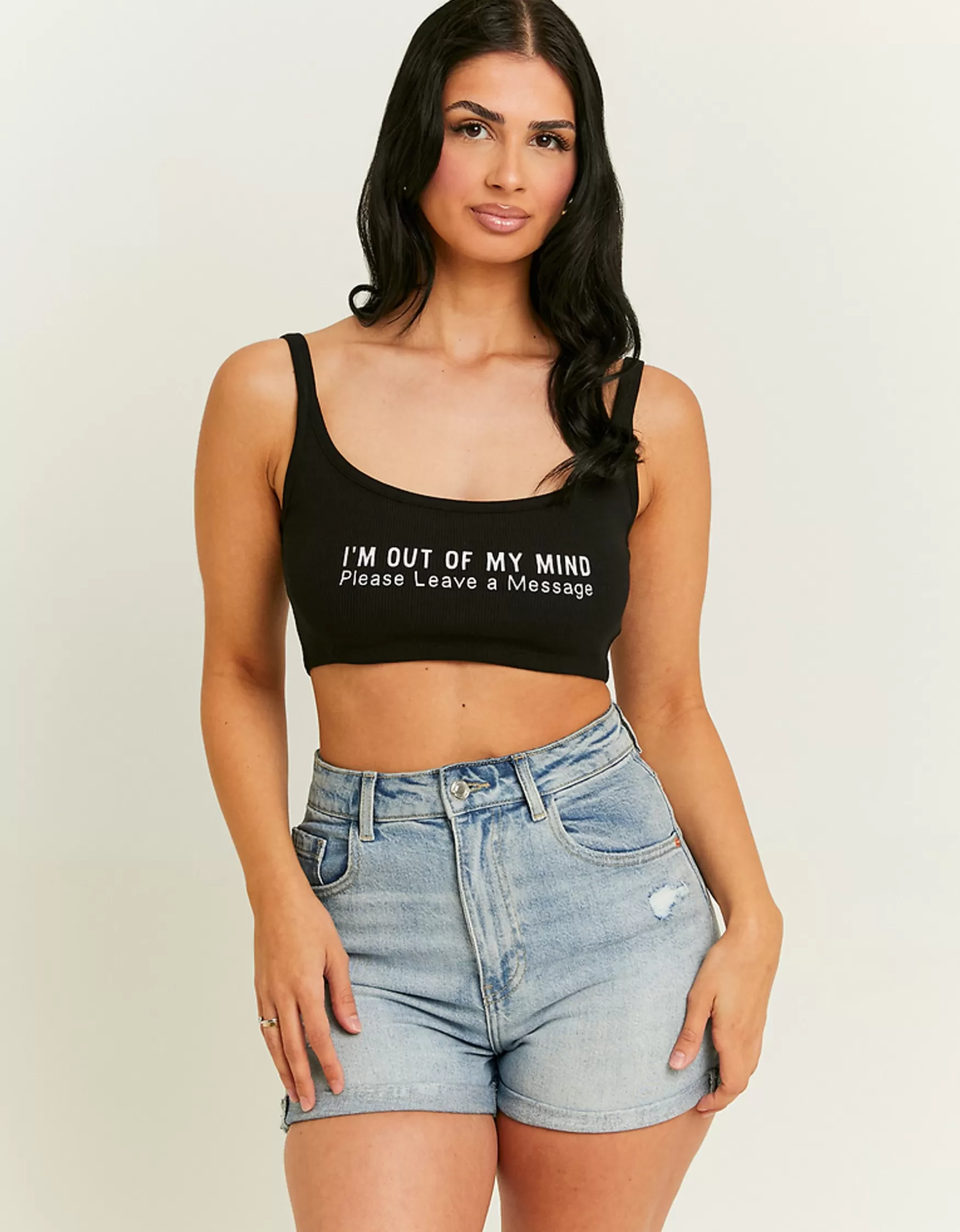 New Débardeur Court Imprimé T-Shirts Imprimés