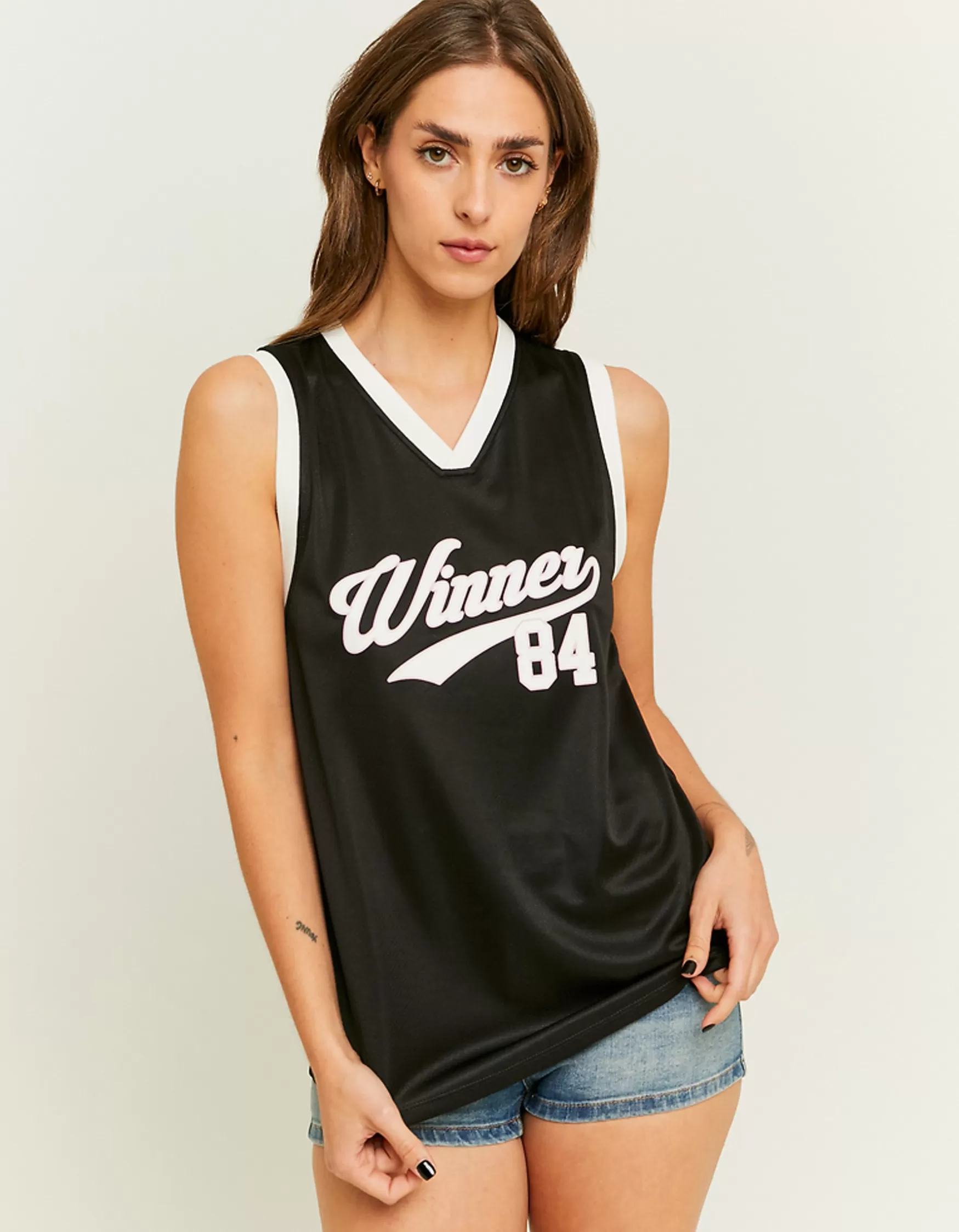 Online Débardeur Oversize style T-Shirt de Football T-Shirts Imprimés