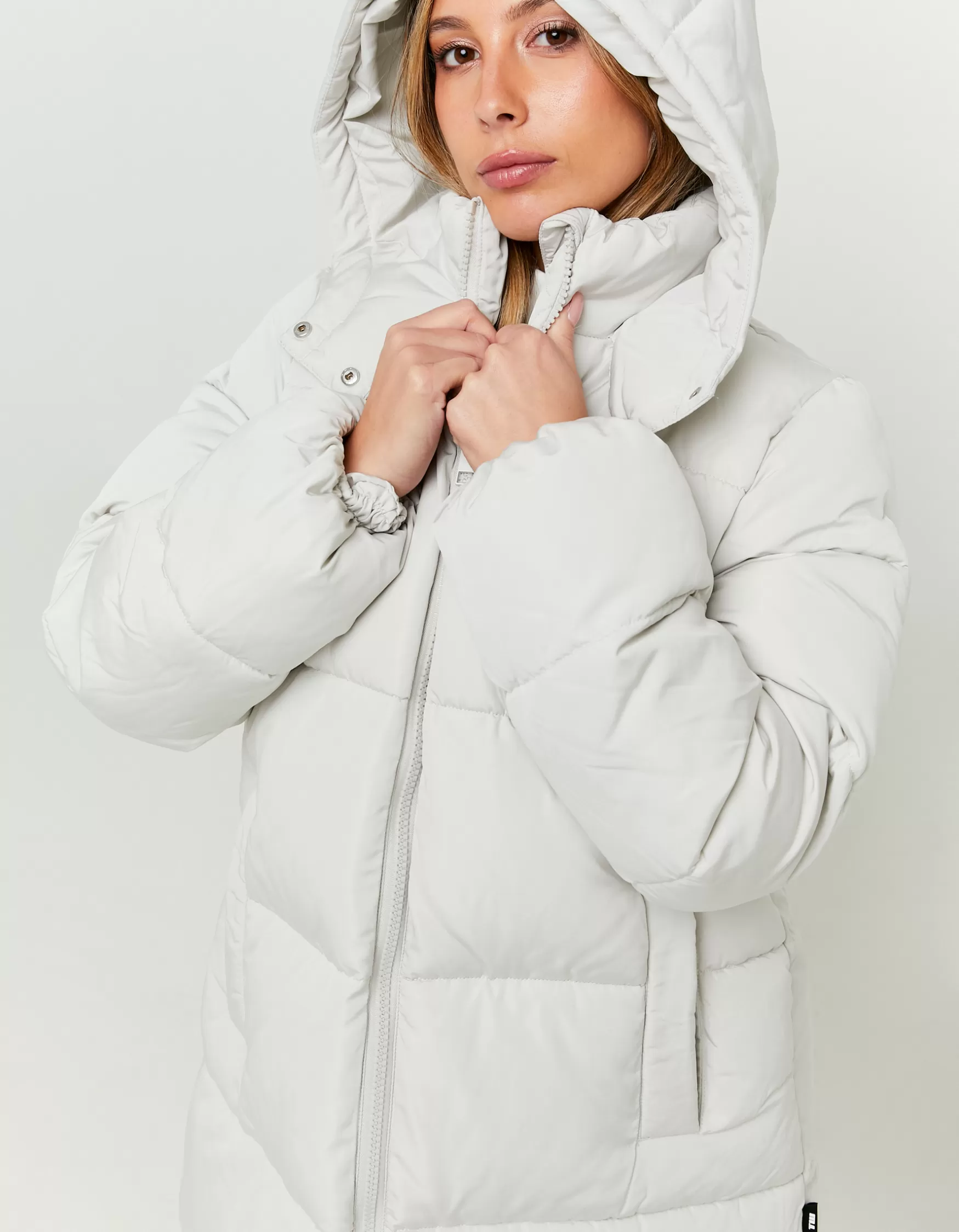 Cheap Doudoune Longue à Capuche Vestes