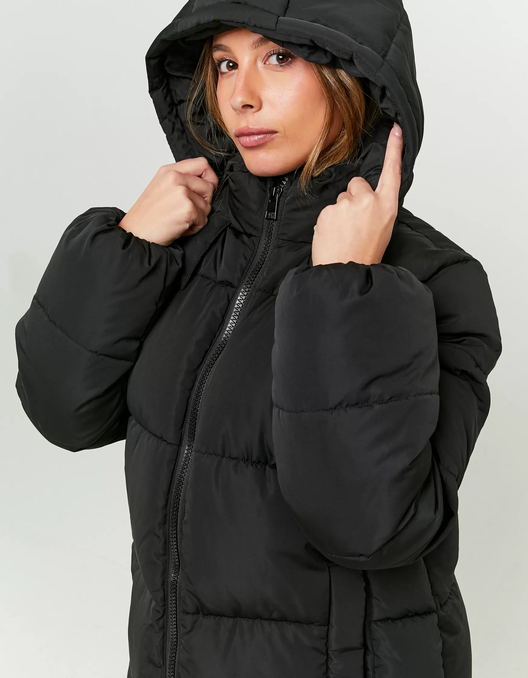 Cheap Doudoune Longue e à Capuche Vestes