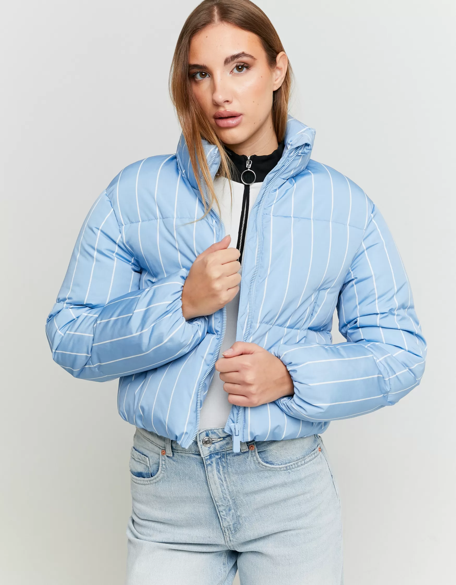 Clearance Doudoune Rayée Vestes