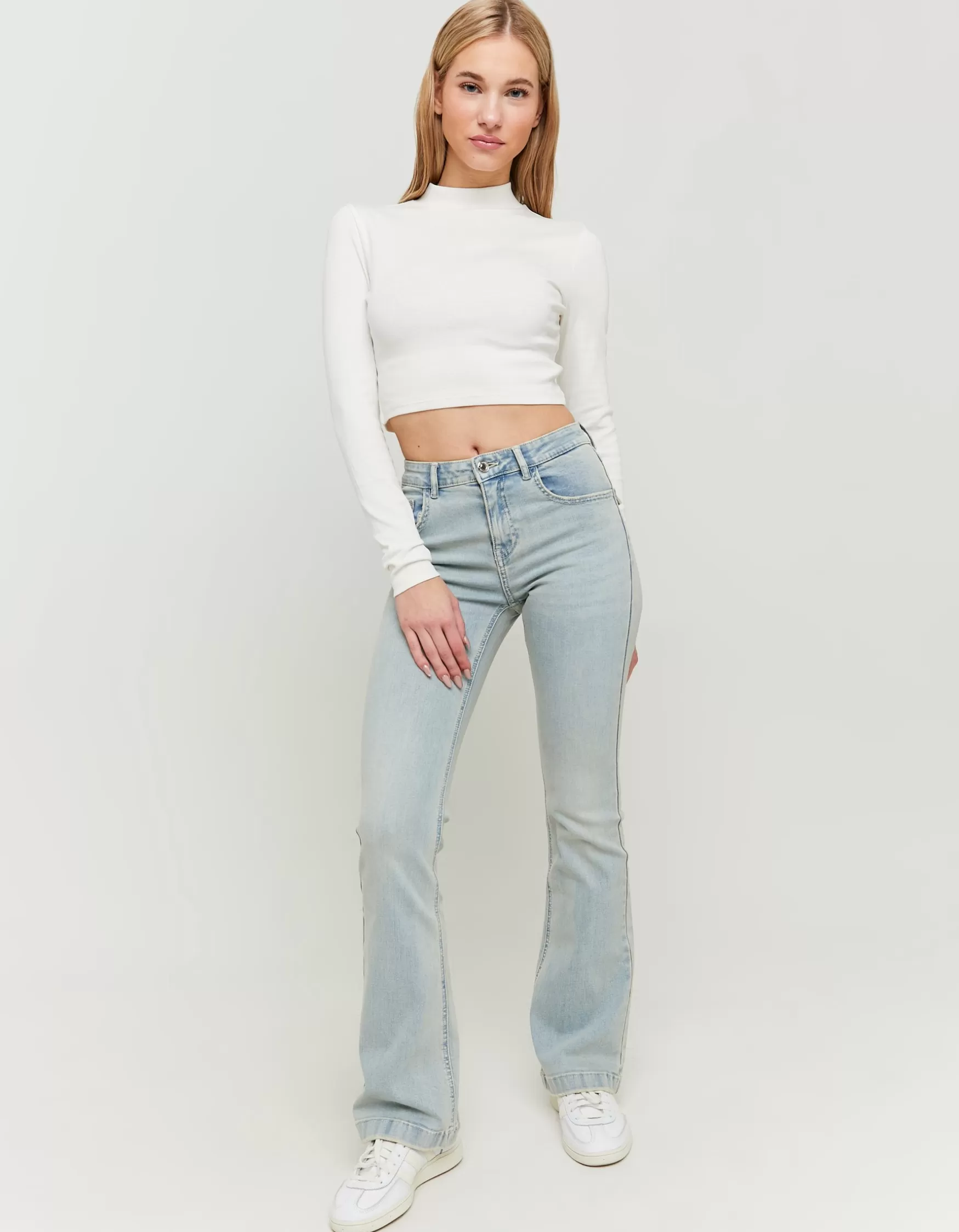 Flash Sale Jean Bootcut Taille Mi-Haute Jeans