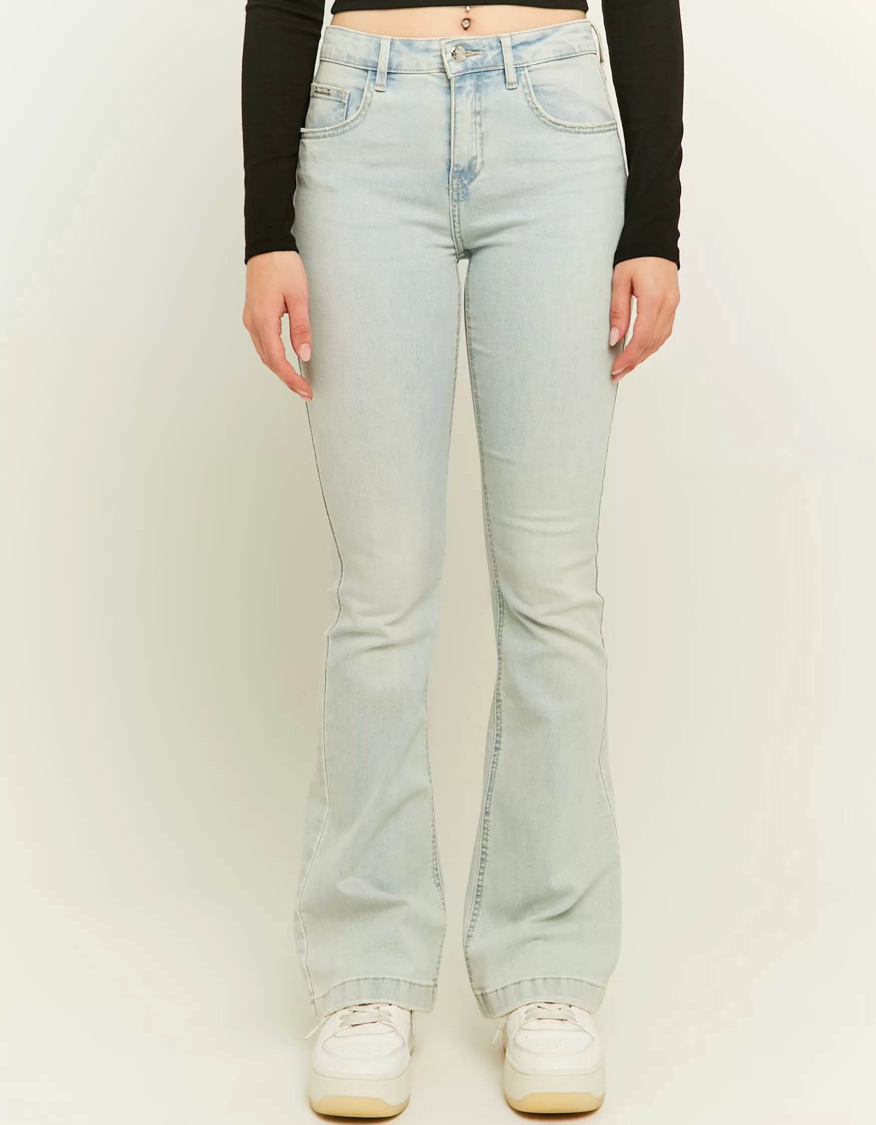 Online Jean Bootcut Taille Mi-Haute Jeans