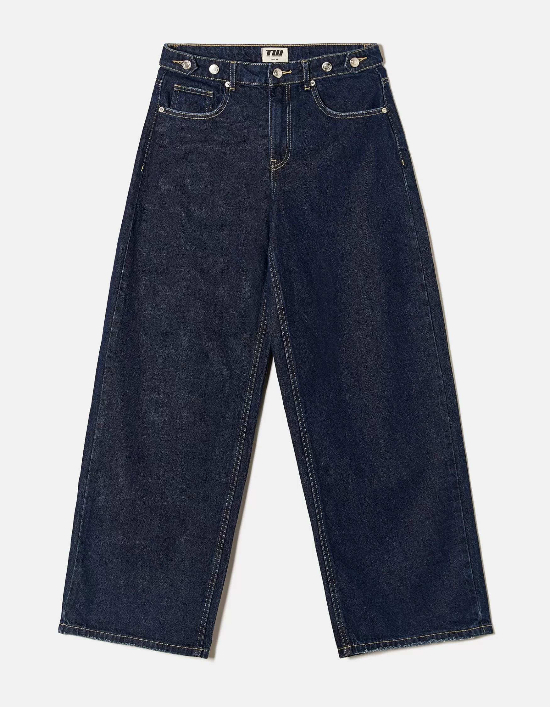 Cheap Jean Brut Skater avec Détail à la Taille Jeans