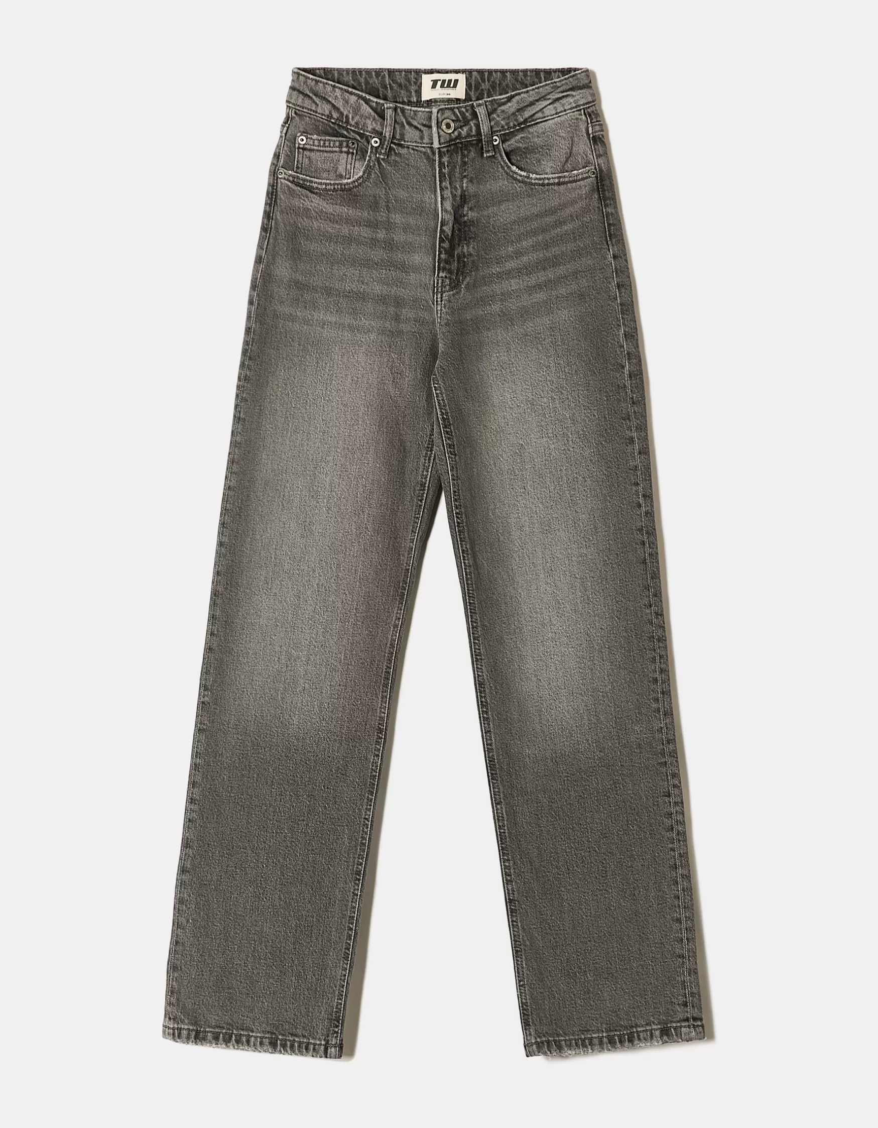Outlet Jean Droit Taille Haute Jeans