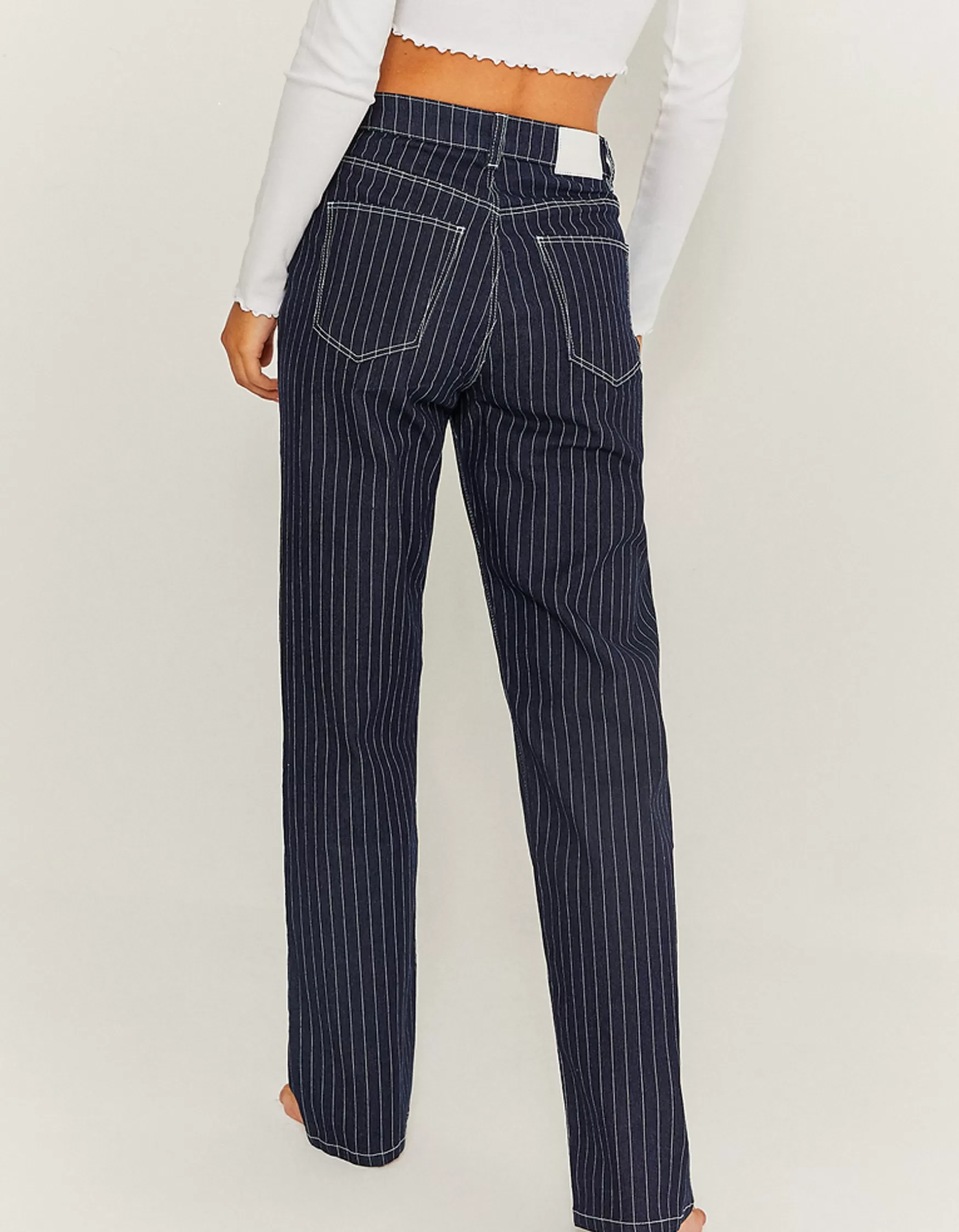 Discount Jean Droit Taille Haute Jeans
