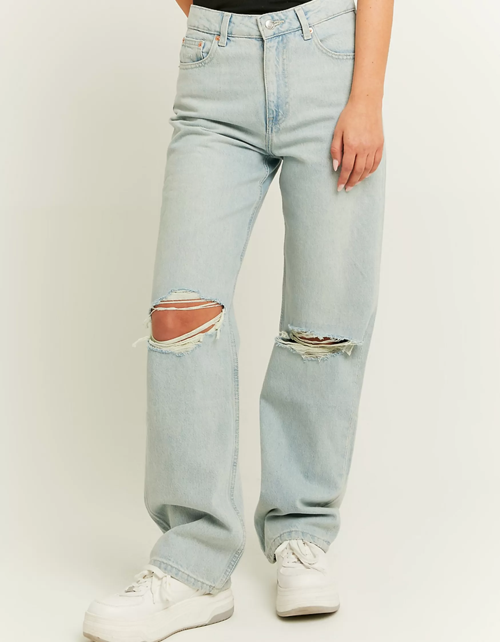 Sale Jean Droit Taille Haute Jeans