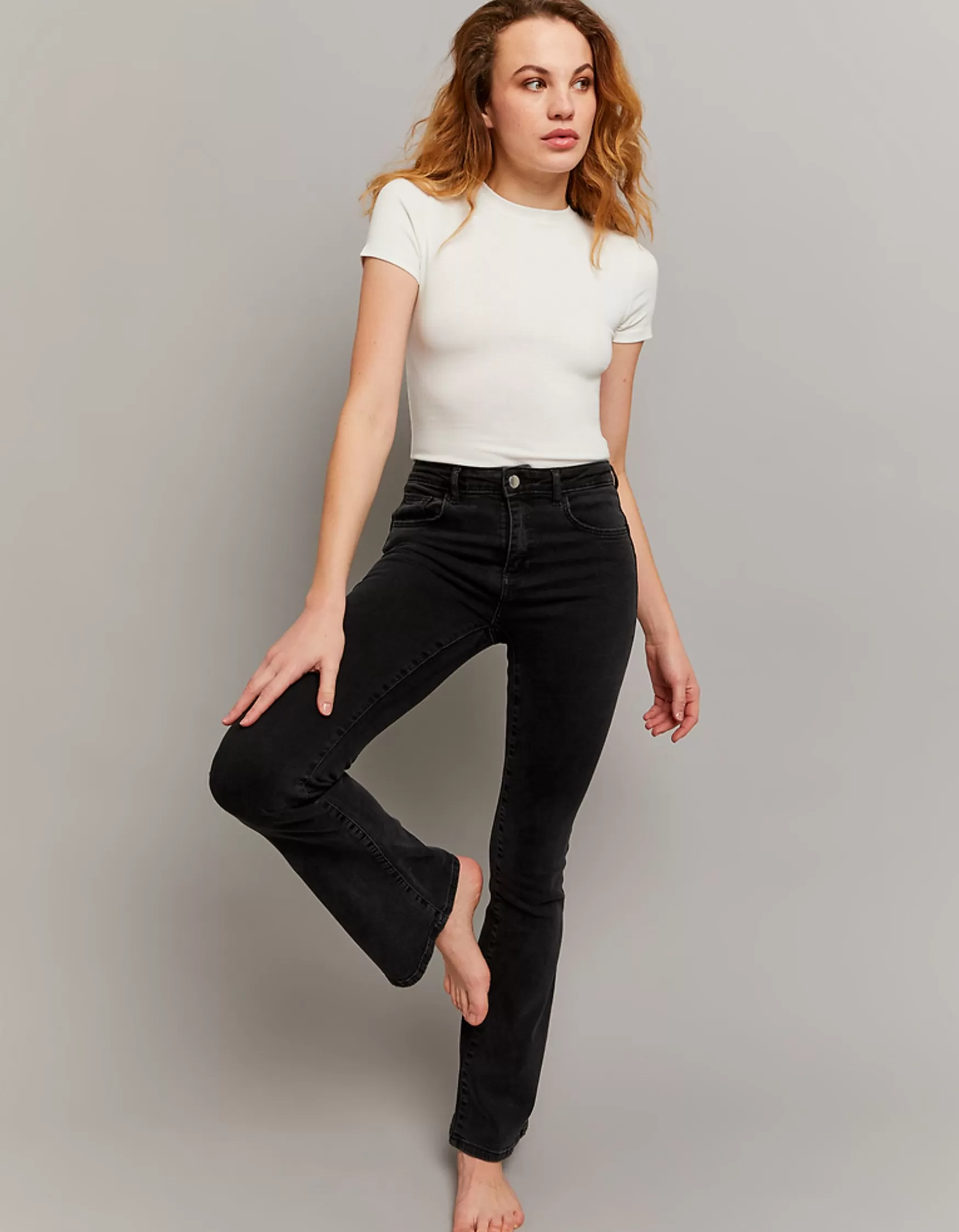 Fashion Jean Flare Push-Up Jeans
