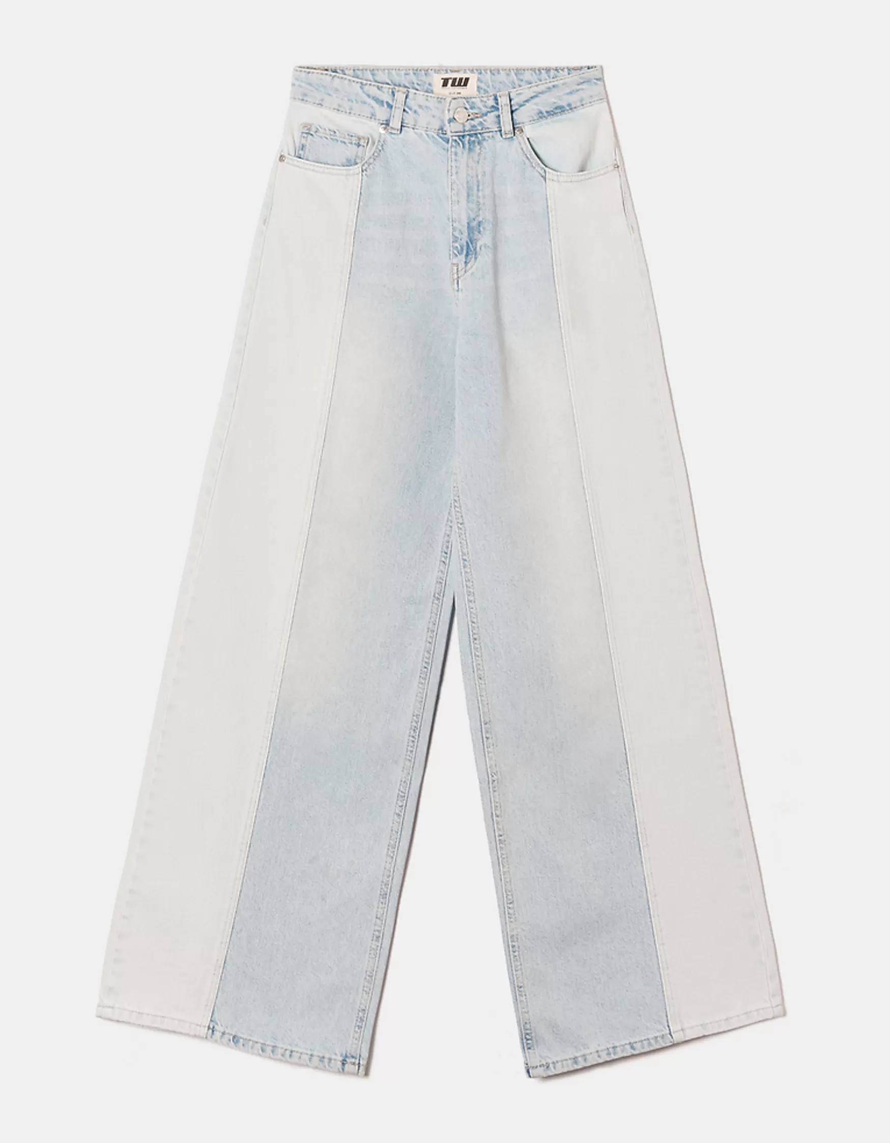 Sale Jean Jambe Large Taille Haute Jeans