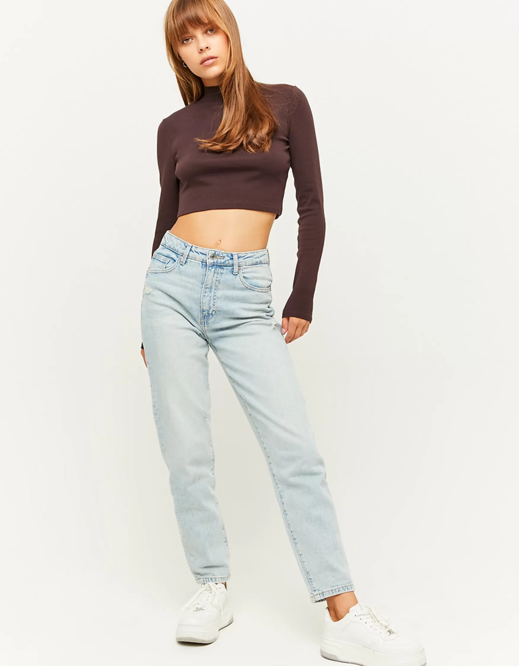 Shop Jean Mom Comfort Stretch Jeans