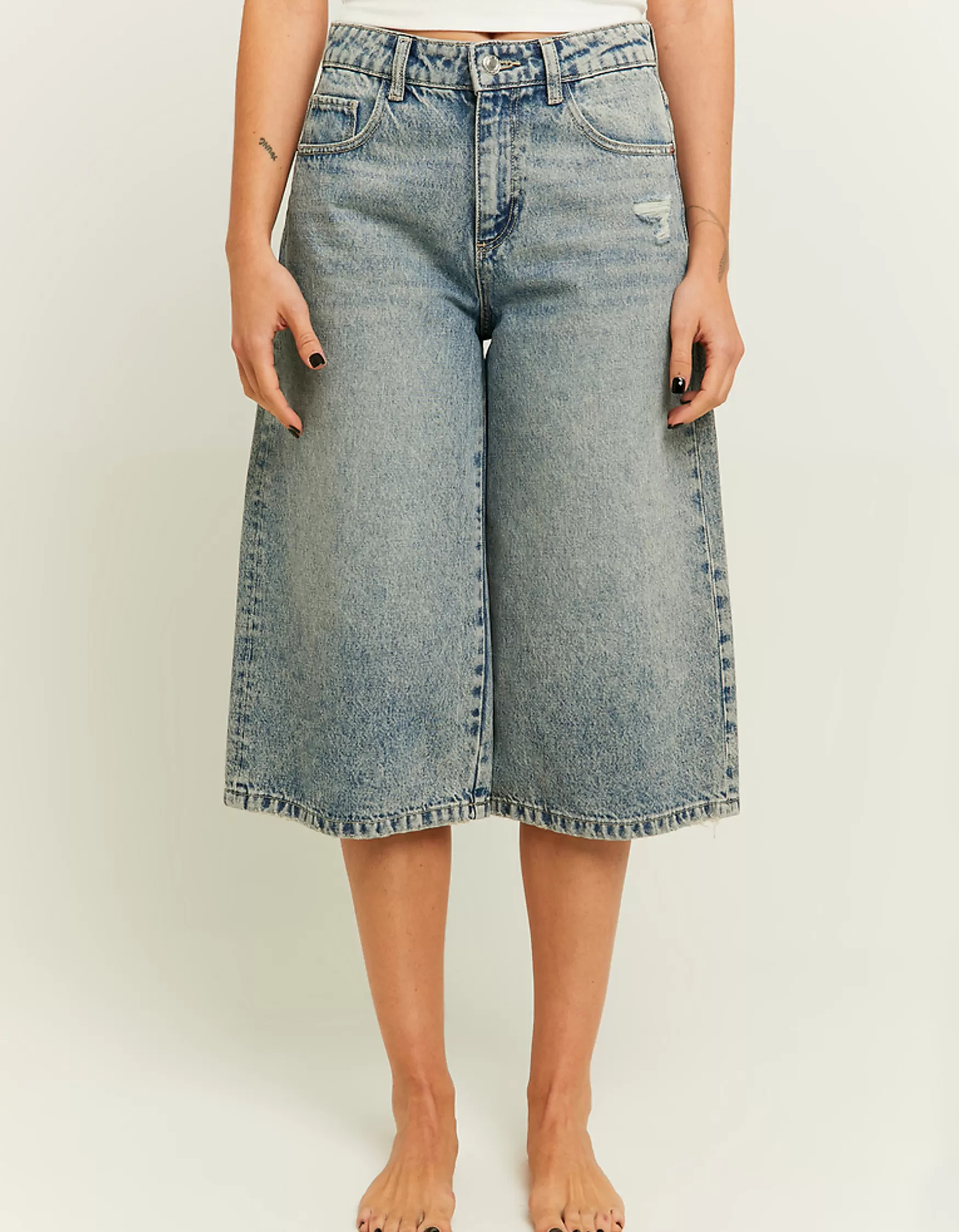 Cheap Jean Skater Shorts