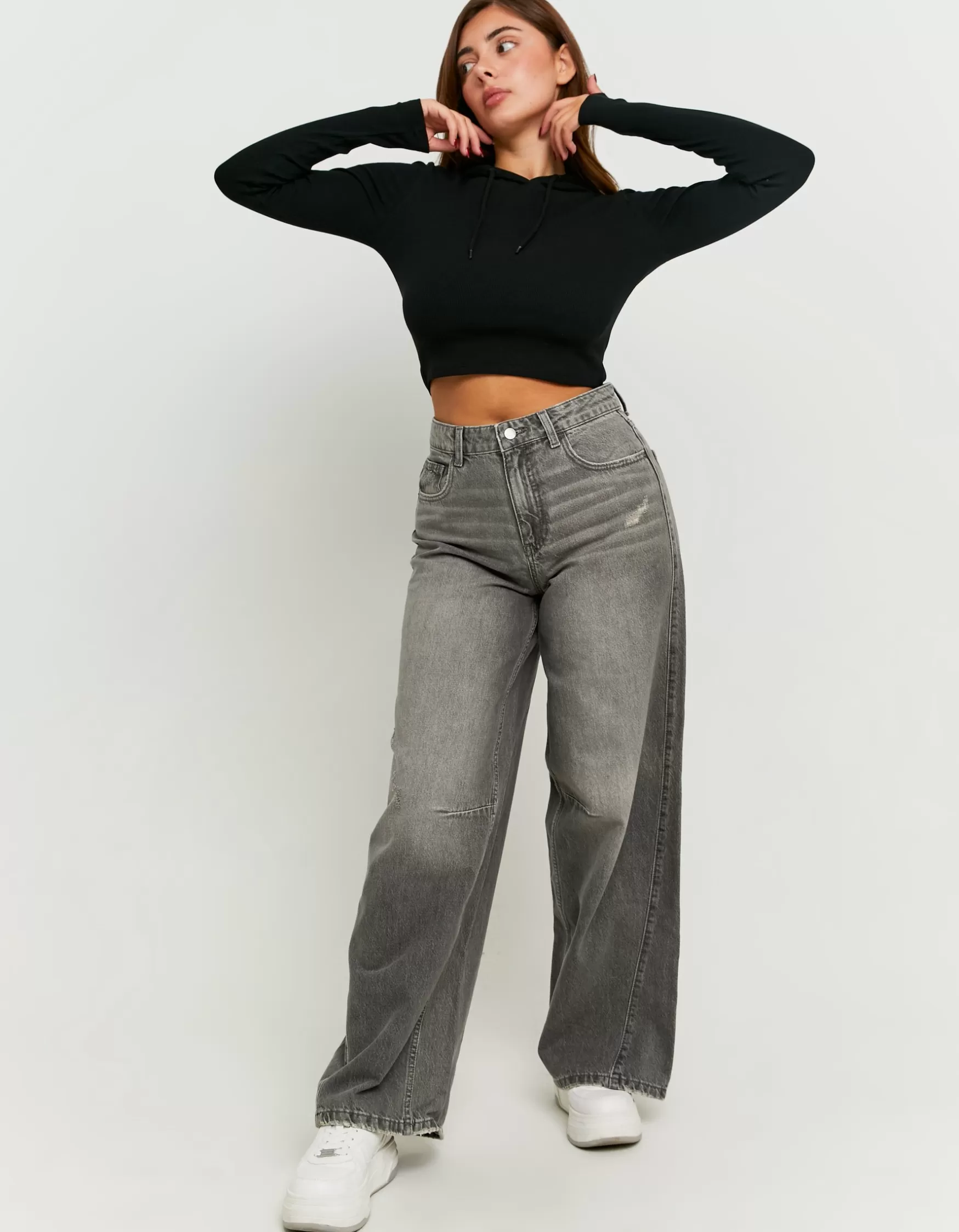 Cheap Jean Skater Taille Haute Jeans