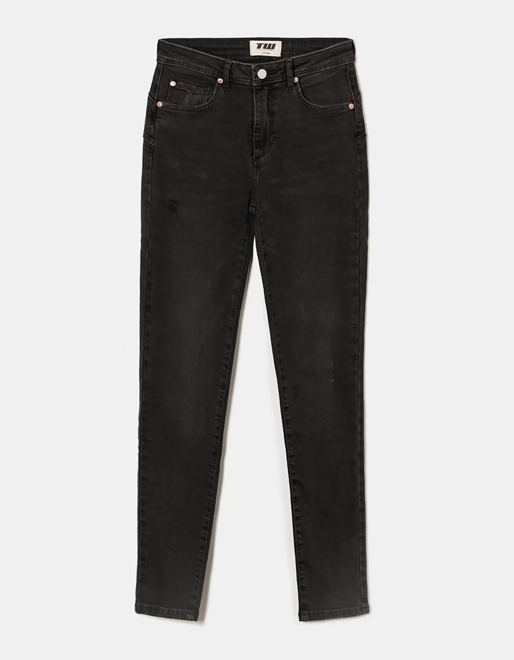 Cheap Jean Skinny Push Up Taille Mi-Haute Jeans