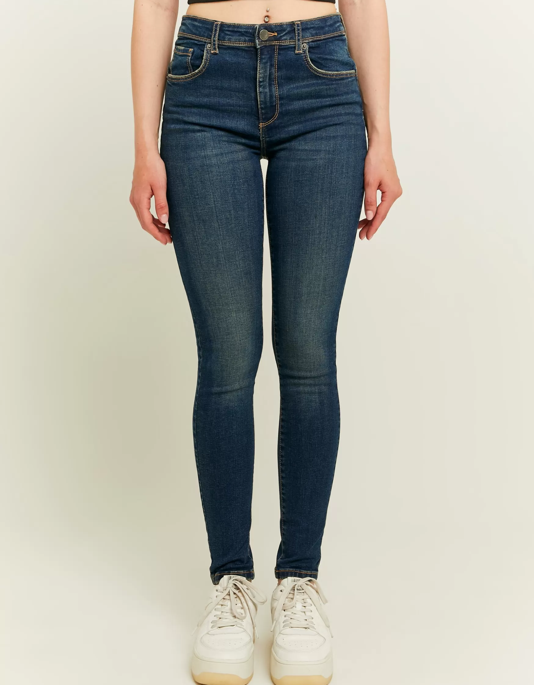 Online Jean Skinny Push-Up Taille Mi-Haute Jeans