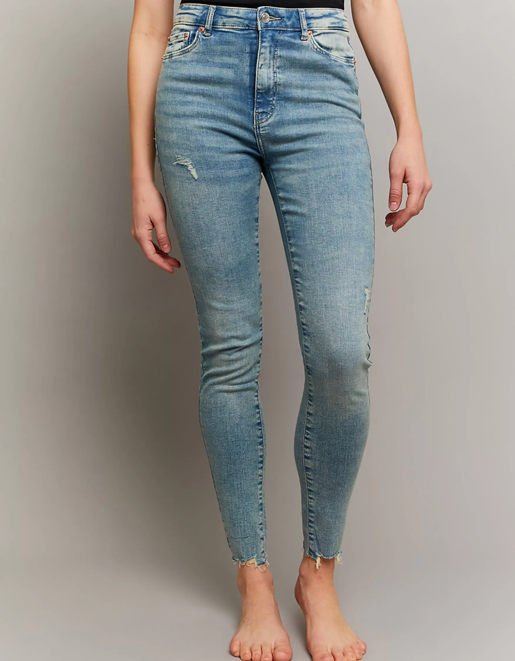 Clearance Jean Skinny Taille Haute Jeans