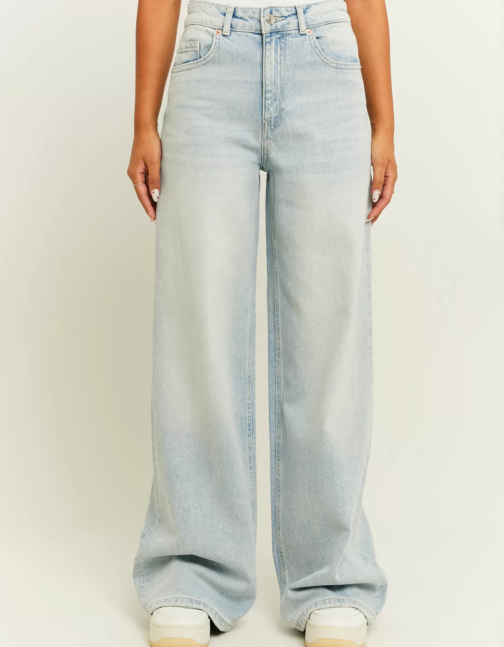 Clearance Jean Wide Leg Taille Haute Jeans