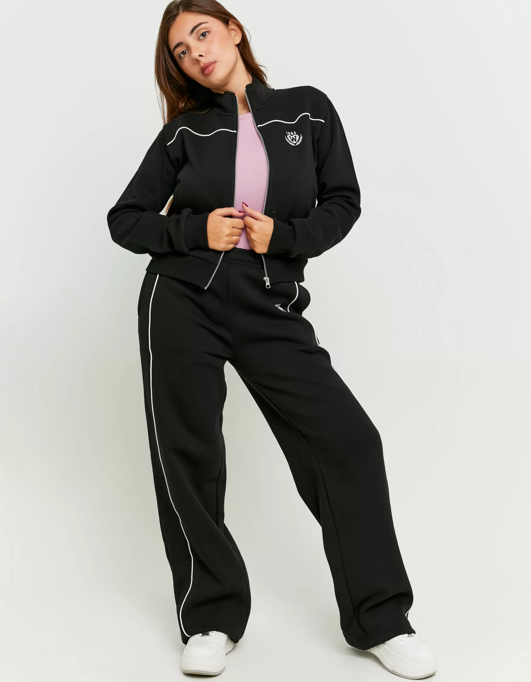 Outlet Jogging avec Broderie et Bandes Latérales Sweats & Hoodies