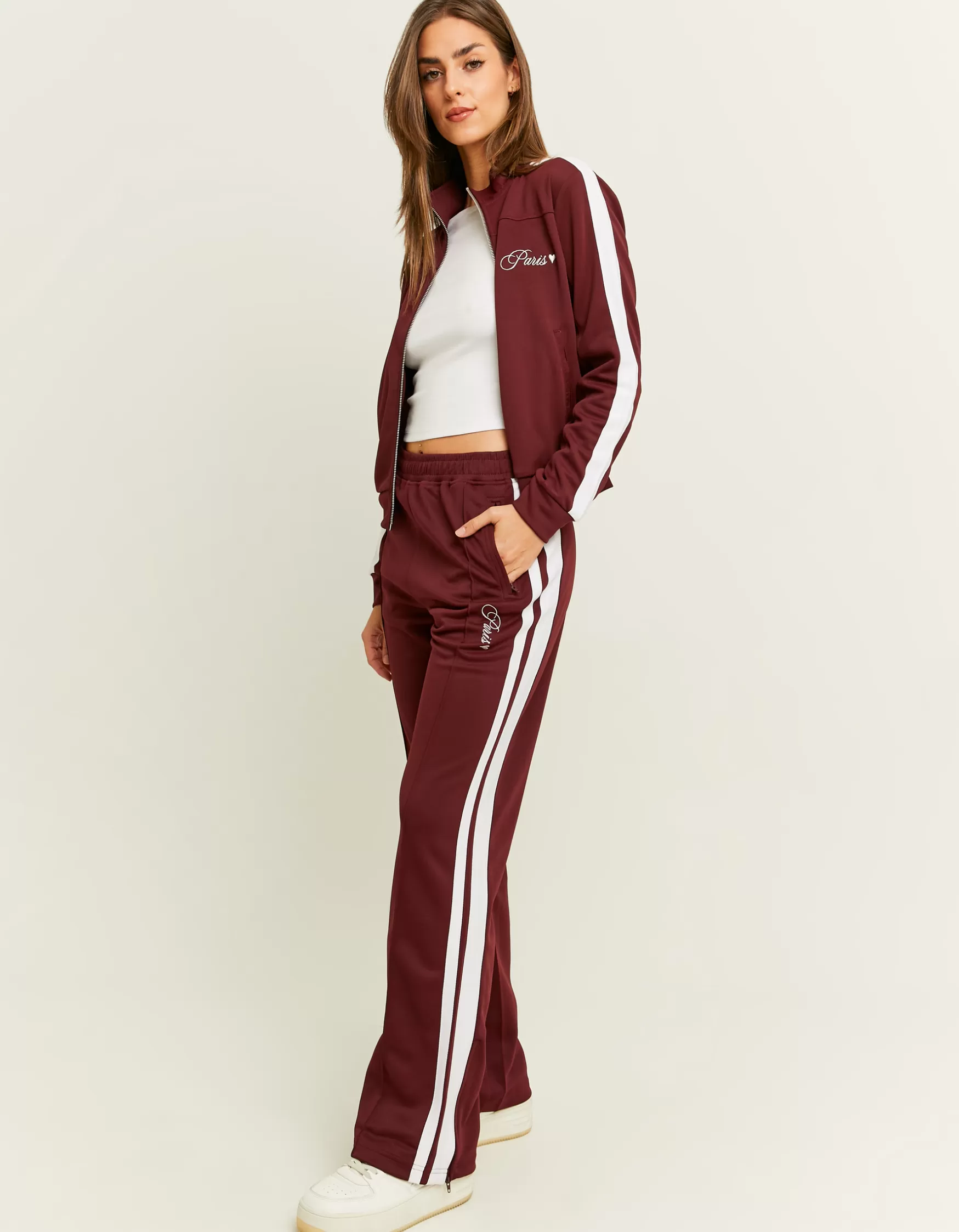 Cheap Jogging Droit avec Bandes Latérales Sweats & Hoodies