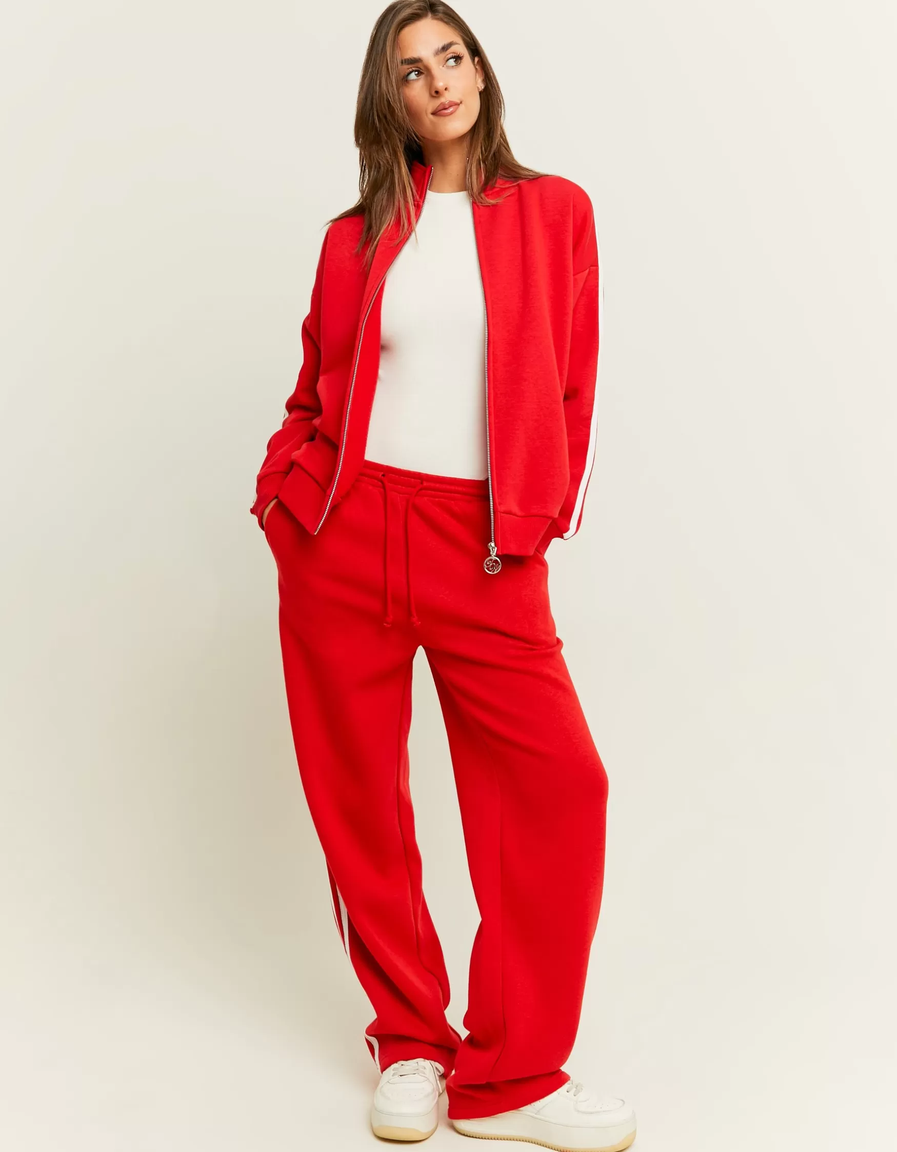 Fashion Jogging Wide Leg Basique Sweats & Hoodies | Total Look
