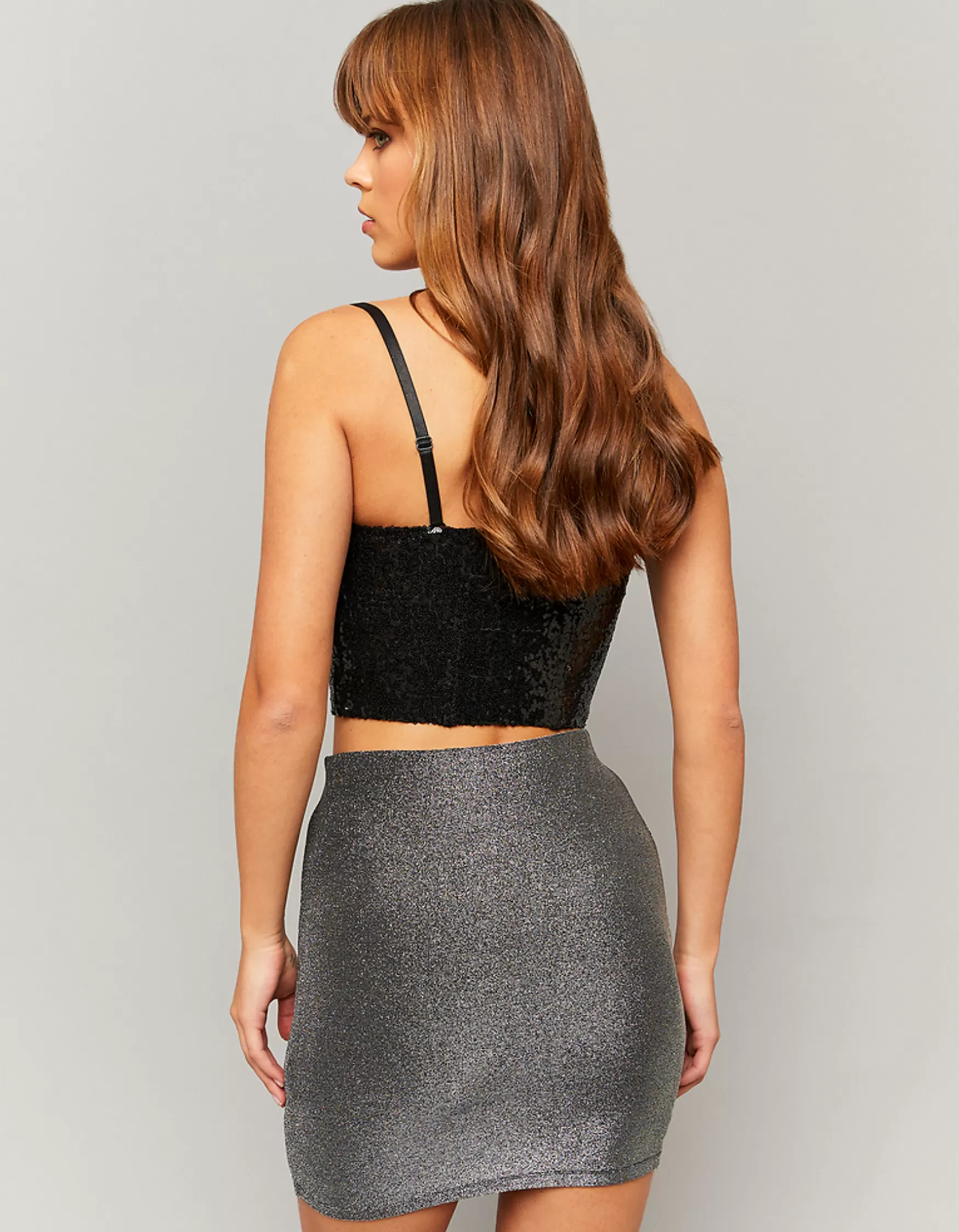 Shop Jupe courte en Lurex e Jupes