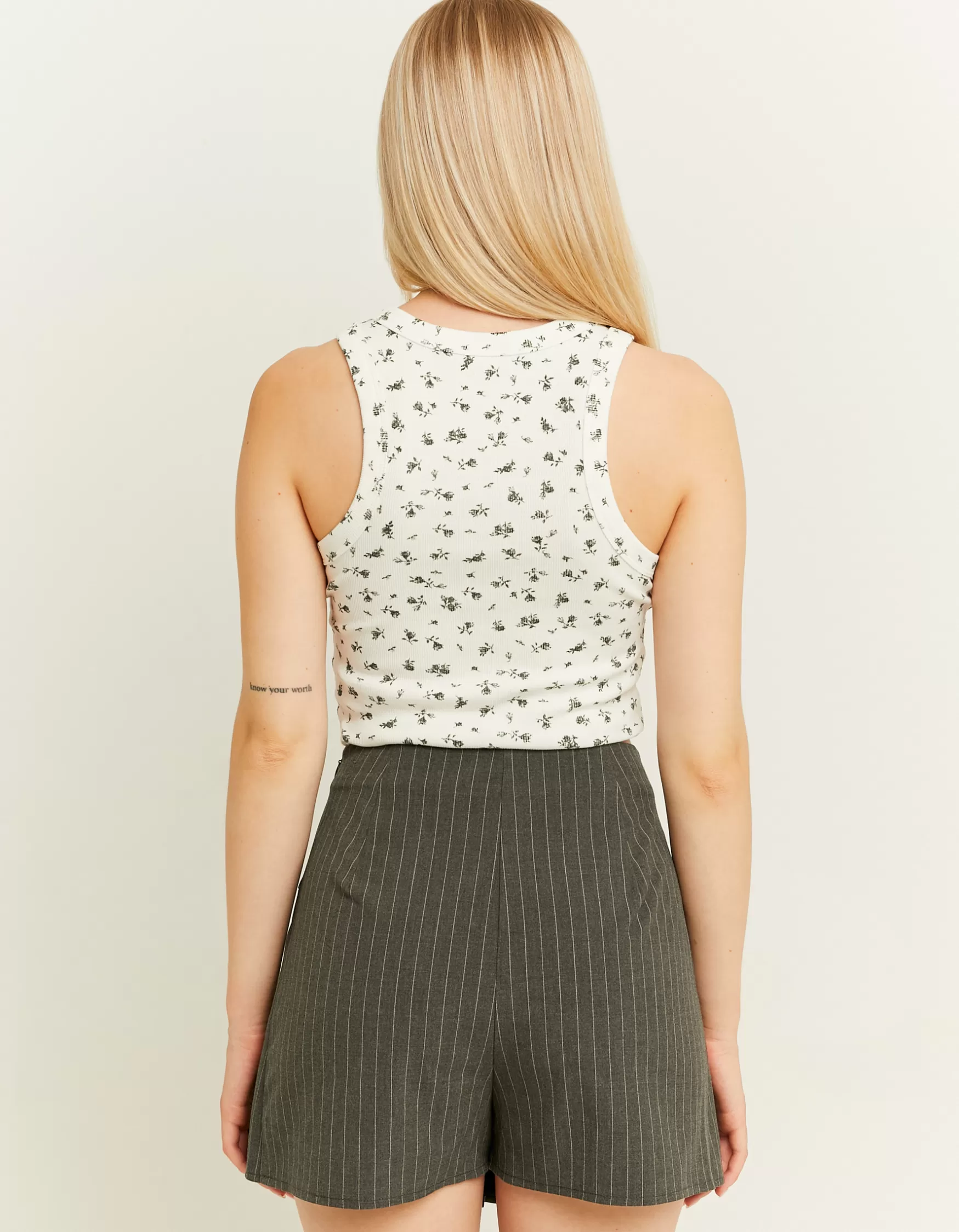 Clearance Jupe-Short Plissée à Fines Rayure Jupes | Shorts