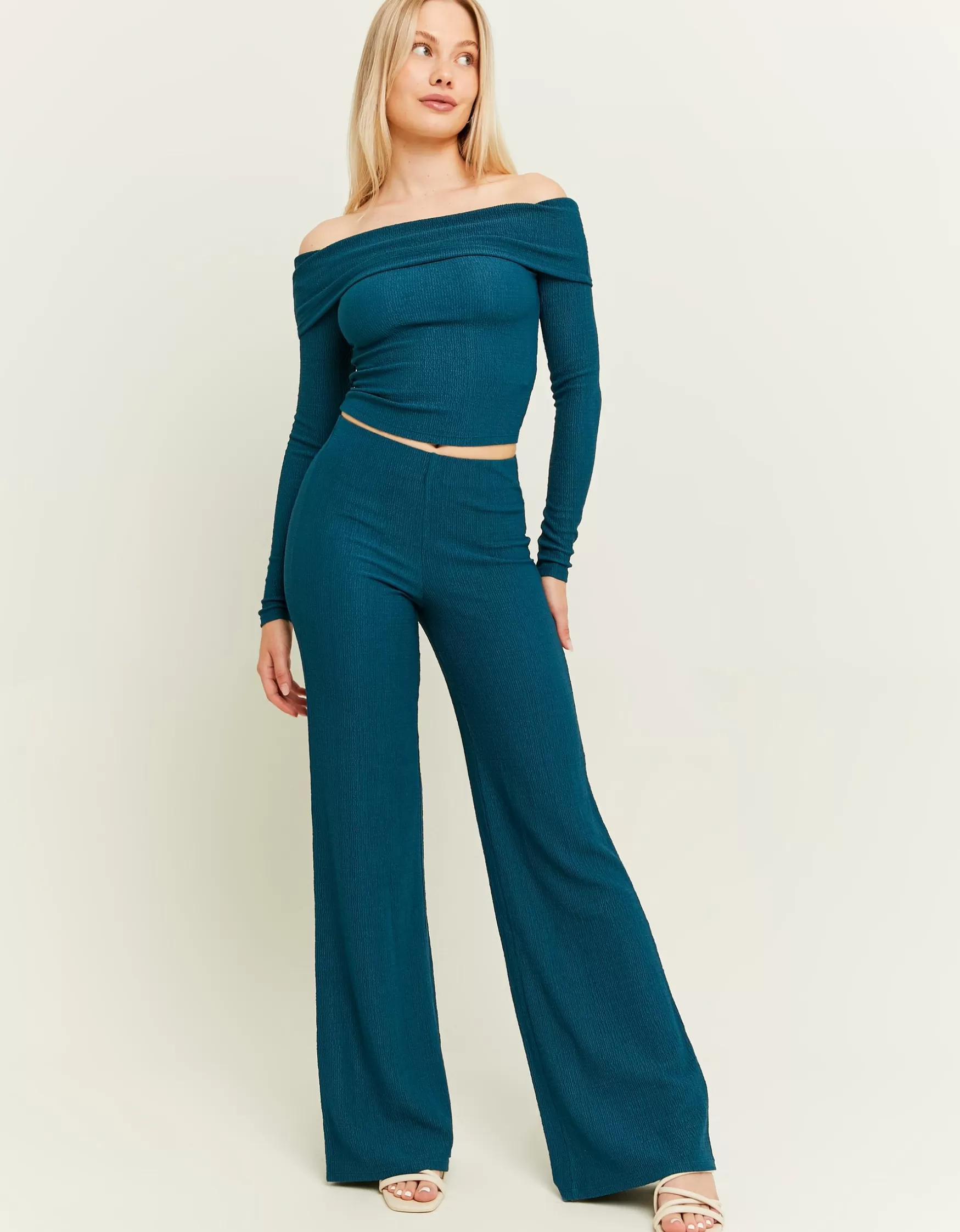 Clearance Legging Bootcut Texturé Leggings | Total Look