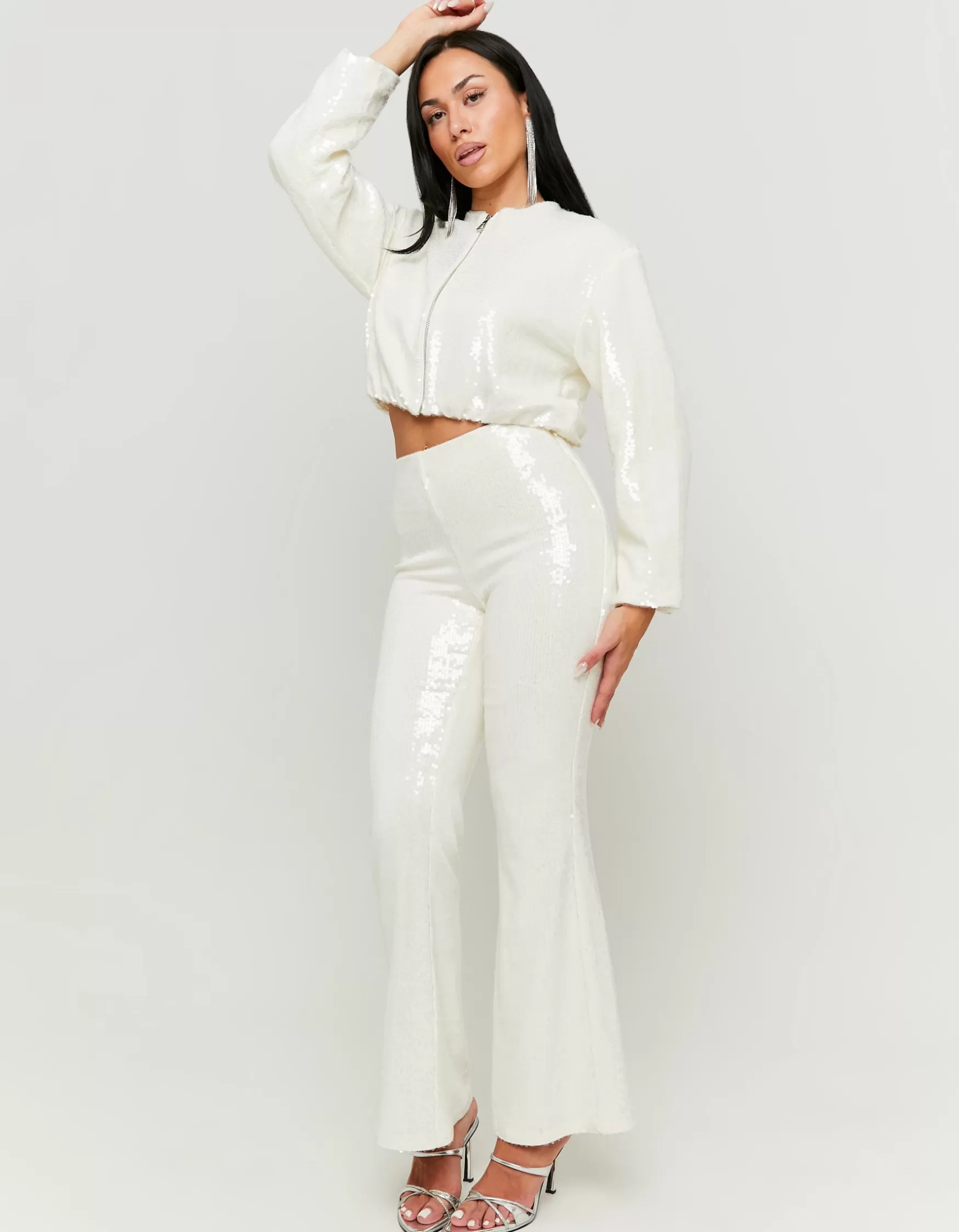 Flash Sale Legging Flare en Sequins Pantalons | Leggings