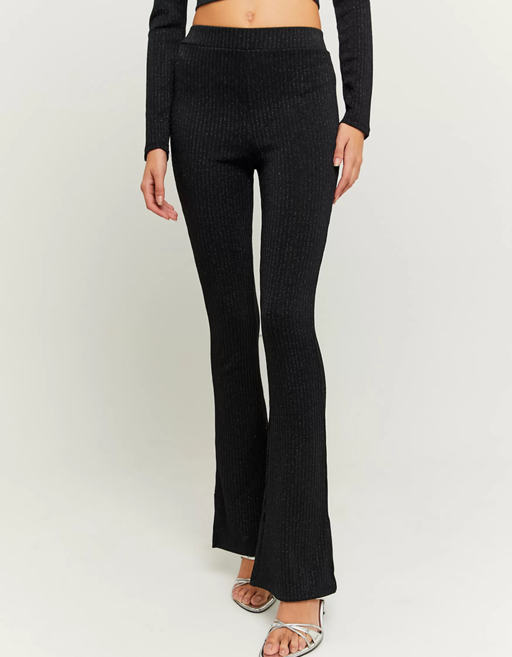 Store Legging Flare en Maille et Lurex Pantalons | Leggings