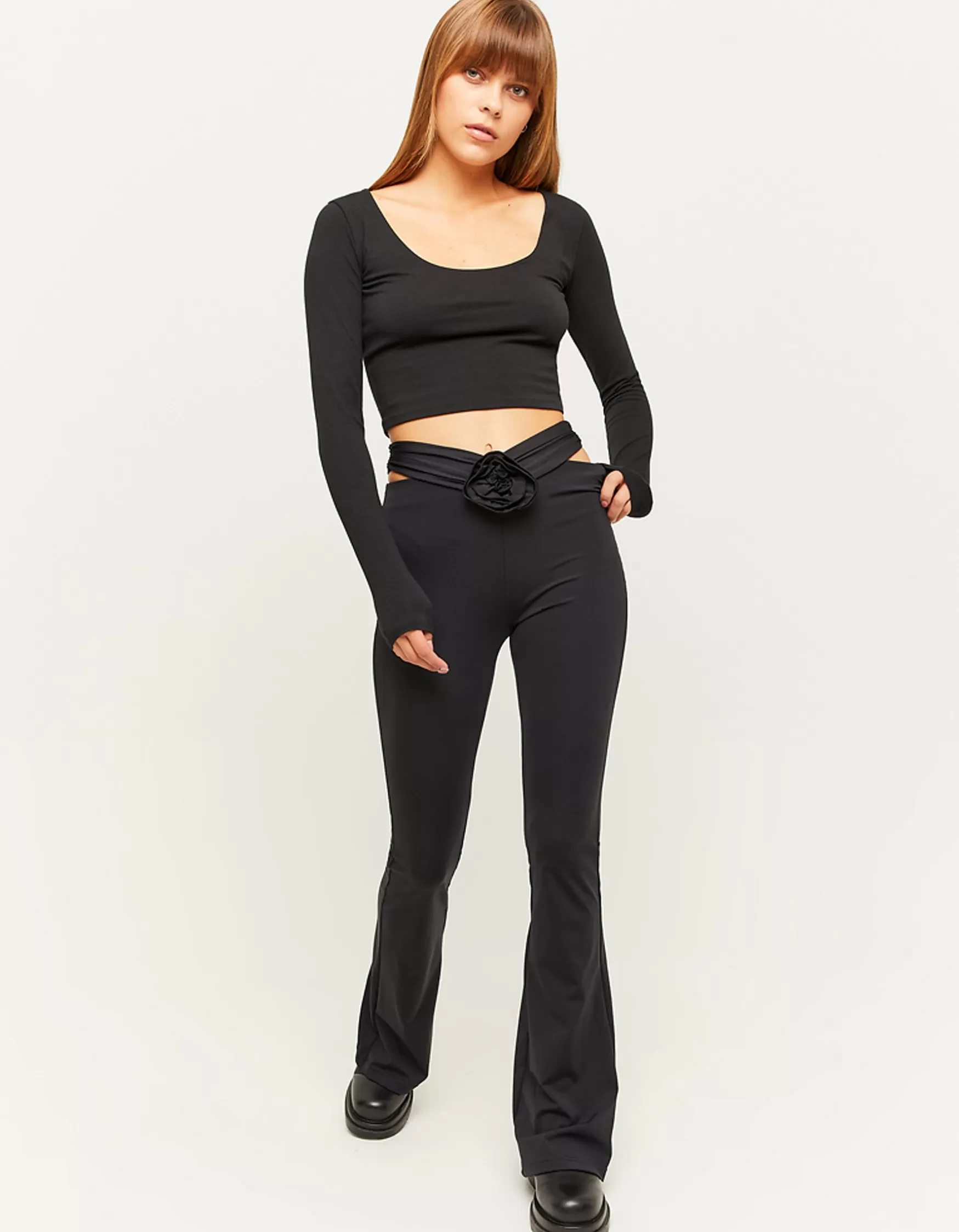 Outlet Legging évasé taille haute Pantalons | Leggings