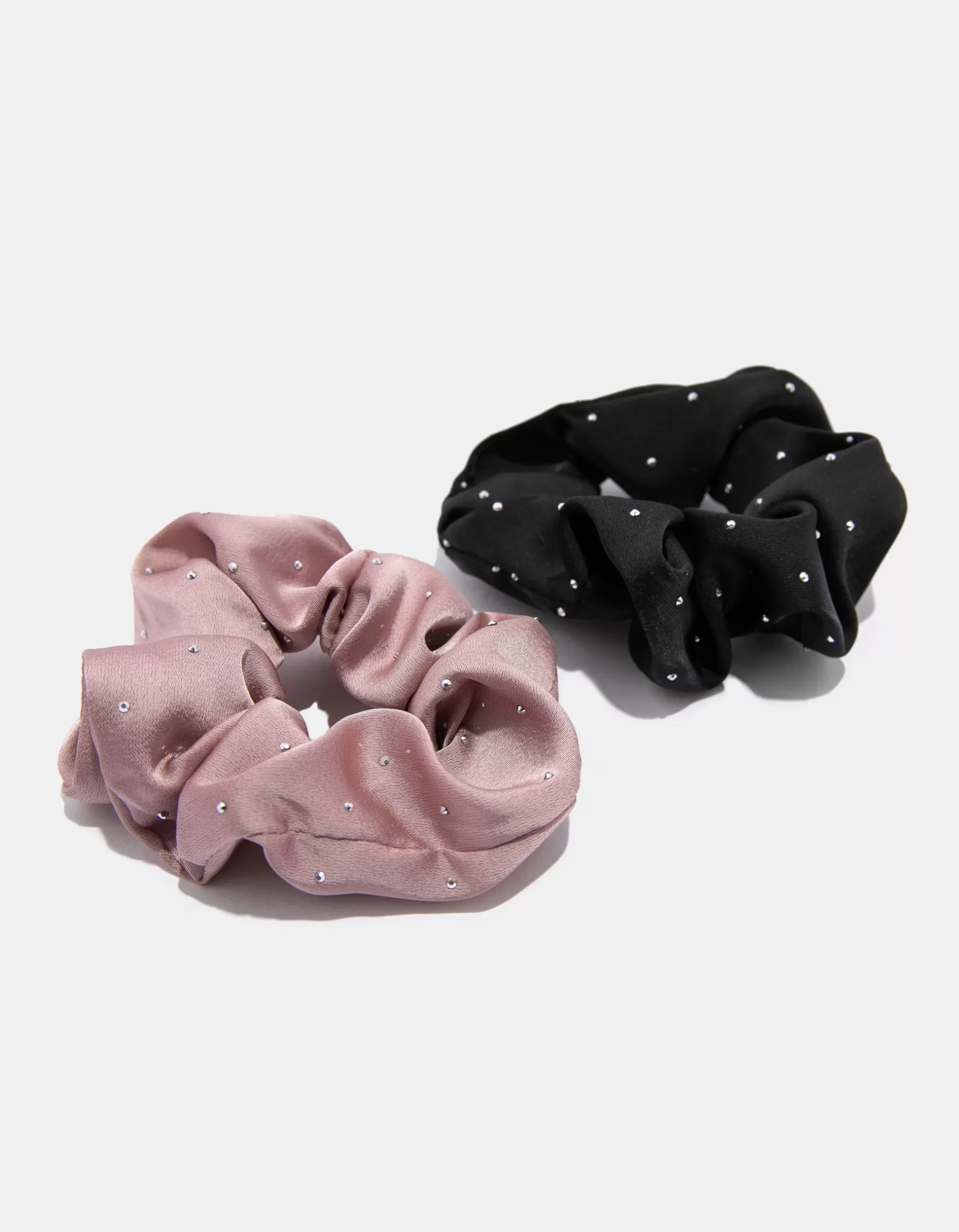 Outlet Lot de 2 Chouchoux Ornés de Strass Accessoires