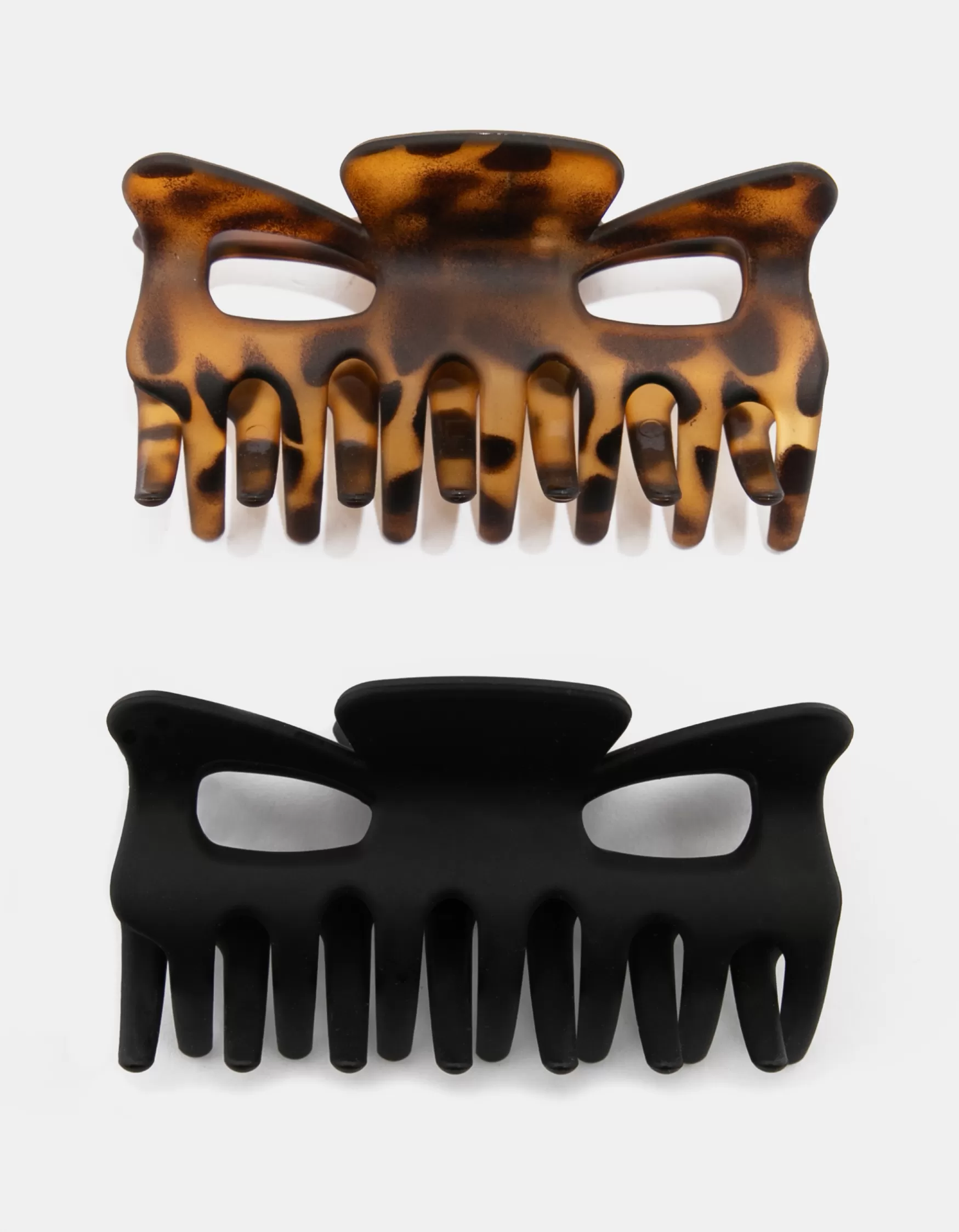 Outlet Lot de 2 Pinces à Cheveux Imprimé Léopard Accessoires