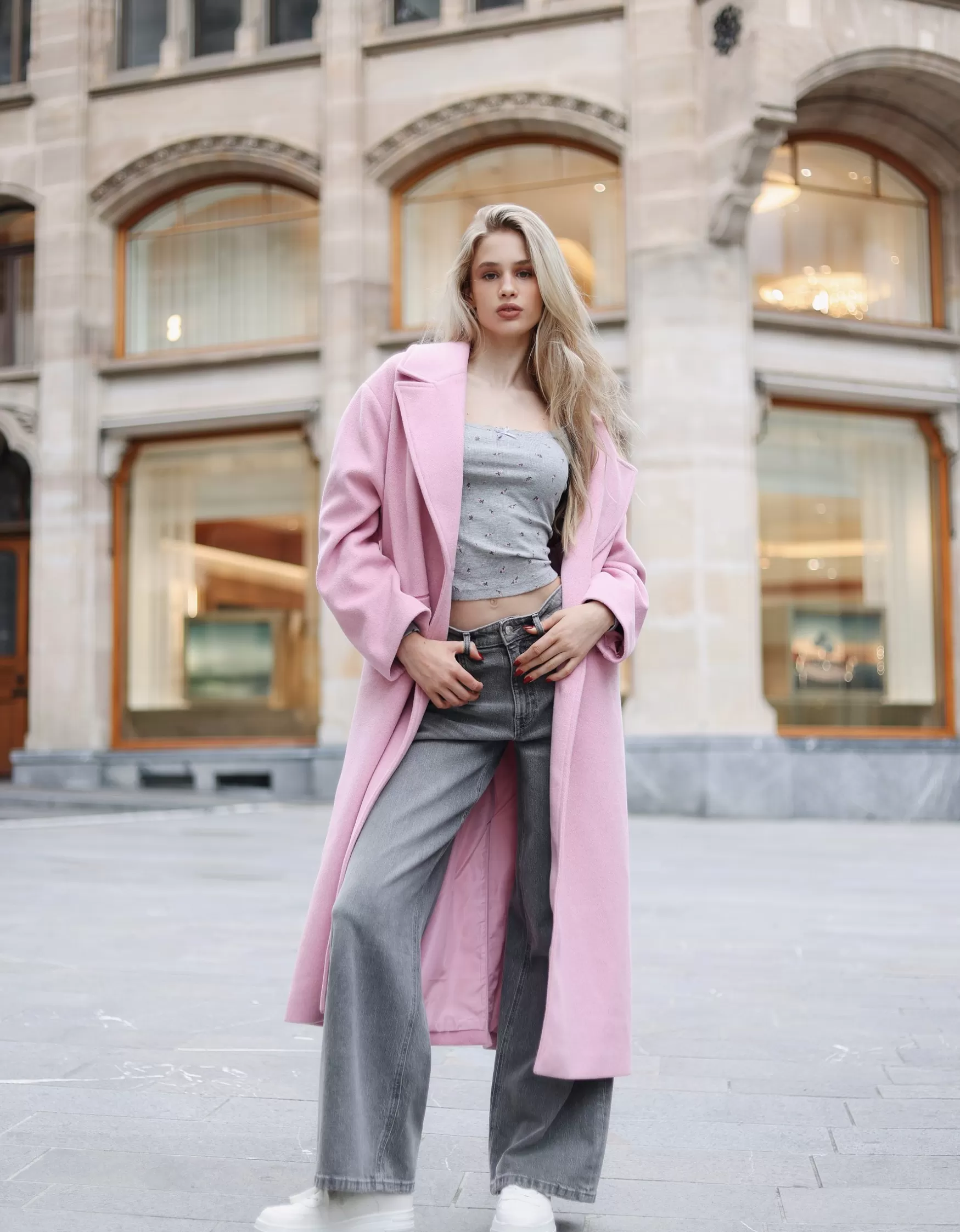Outlet Manteau Chiné Oversize Vestes