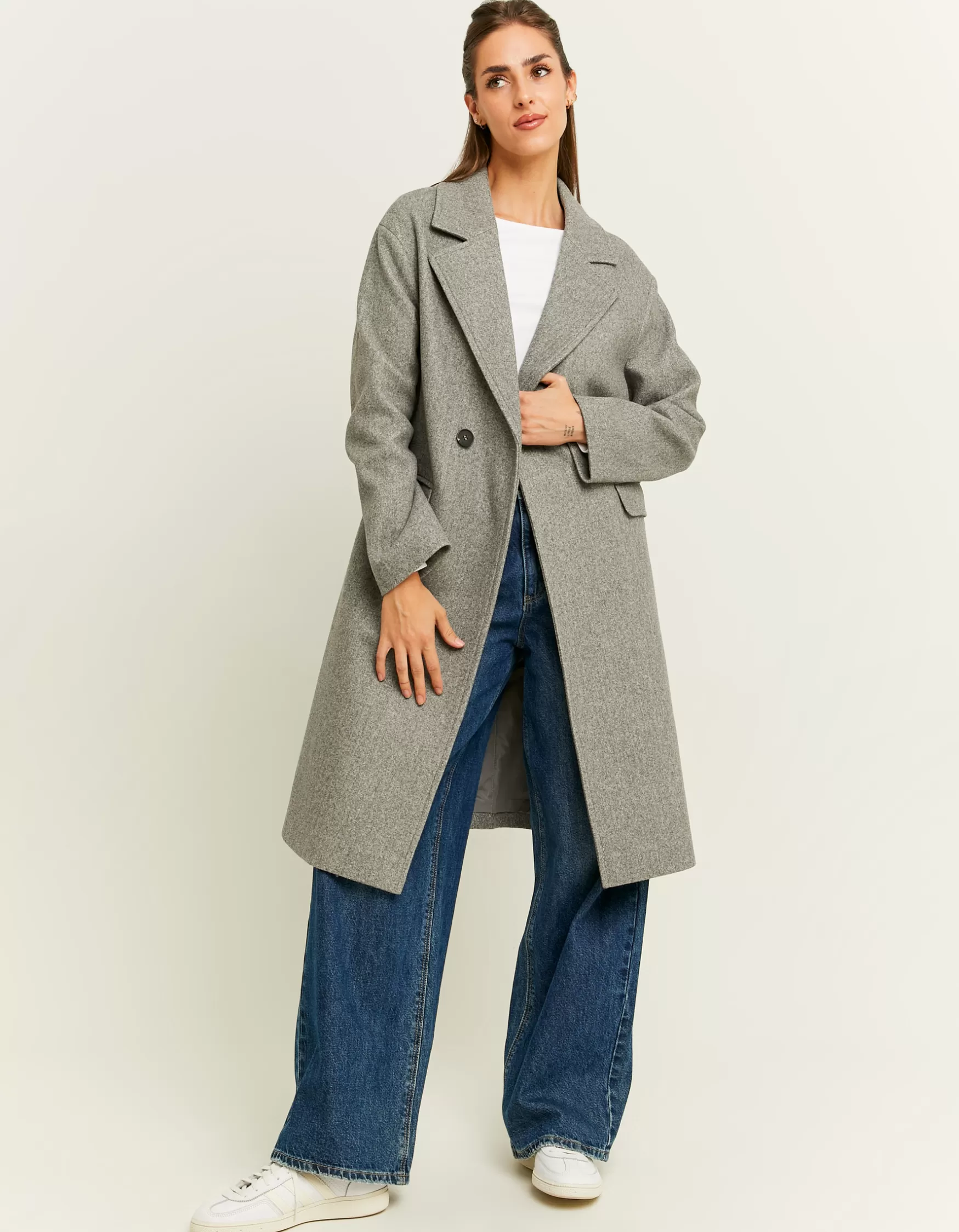 Cheap Manteau Toucher Laine Vestes